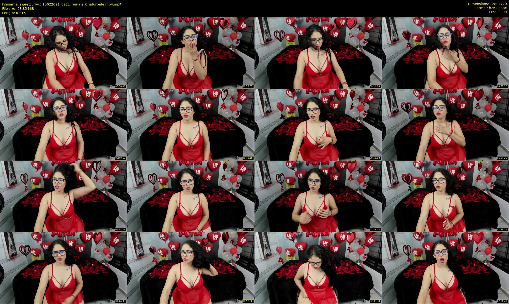 sweetcurvyx — 3 minute Chaturbate couple cam show recording, 720p, Feb 15, 2021