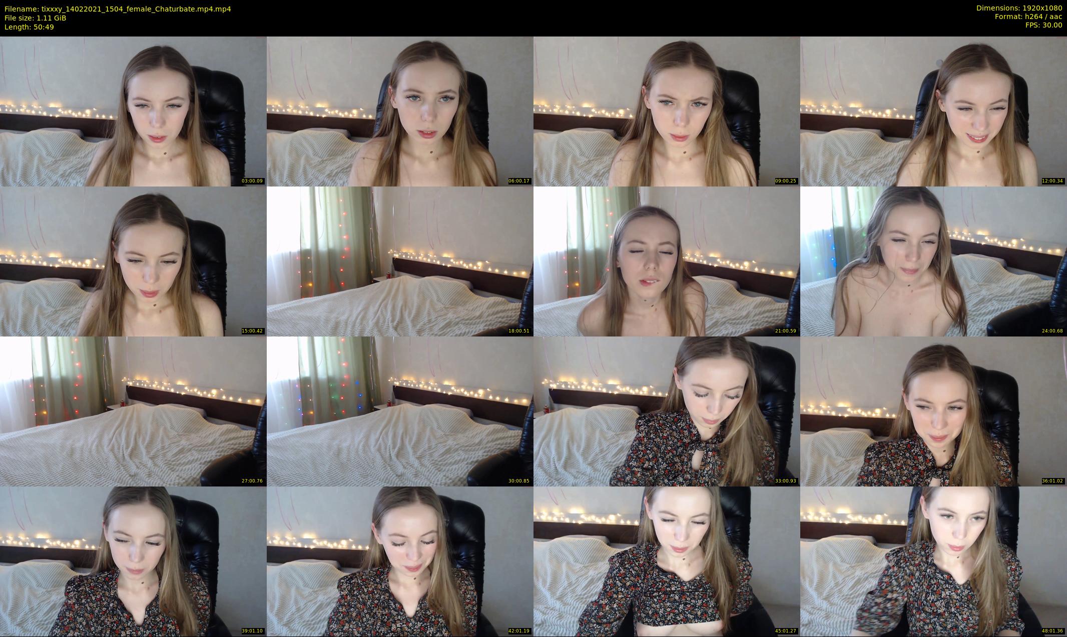 tixxxy — 51 minute Chaturbate female cam show recording, 1080p, Feb 14, 2021