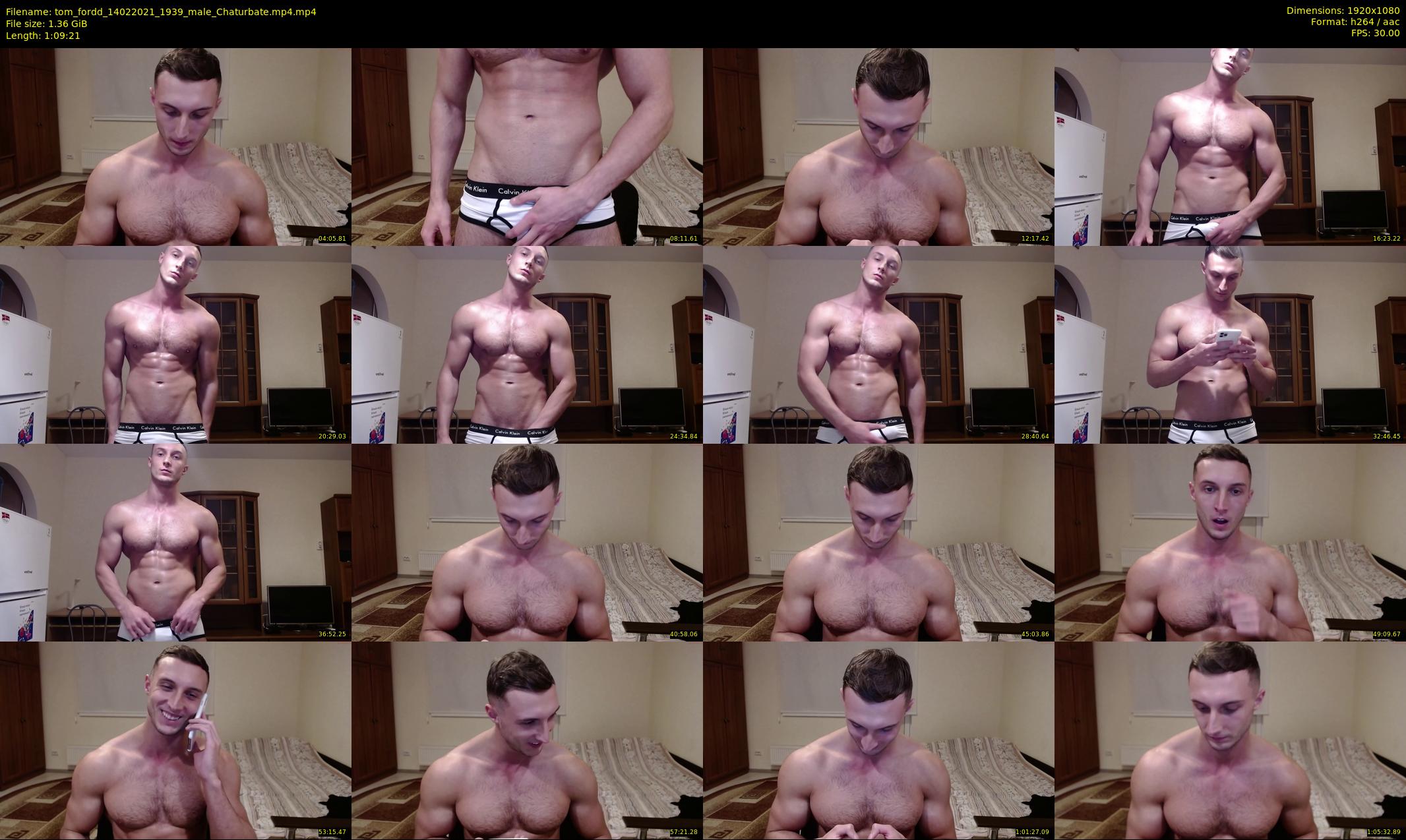 tom_fordd — 70 minute Chaturbate male cam show recording, 1080p, Feb 14, 2021