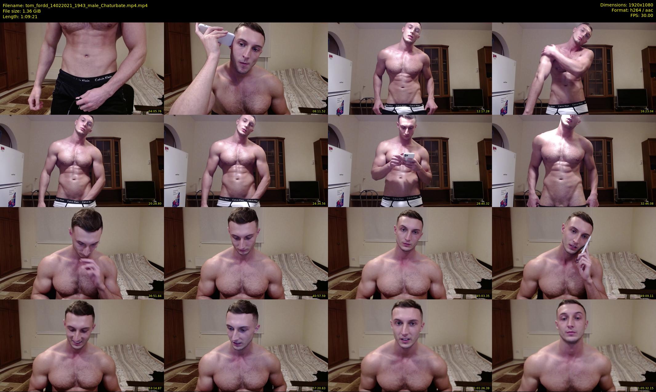 tom_fordd — 70 minute Chaturbate male cam show recording, 1080p, Feb 14, 2021