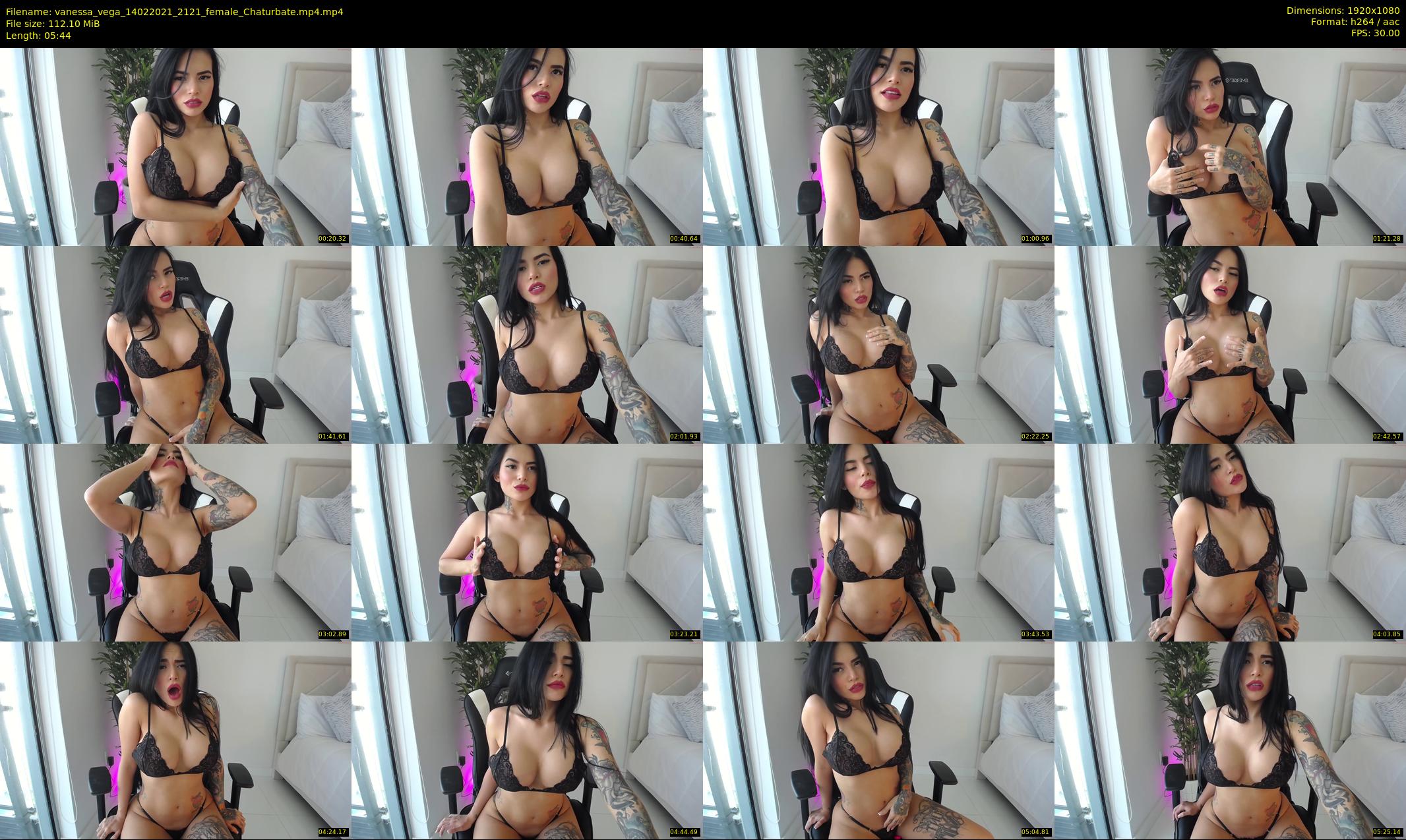 vanessa_vega — 6 minute Chaturbate female cam show recording, 1080p, Feb 14, 2021