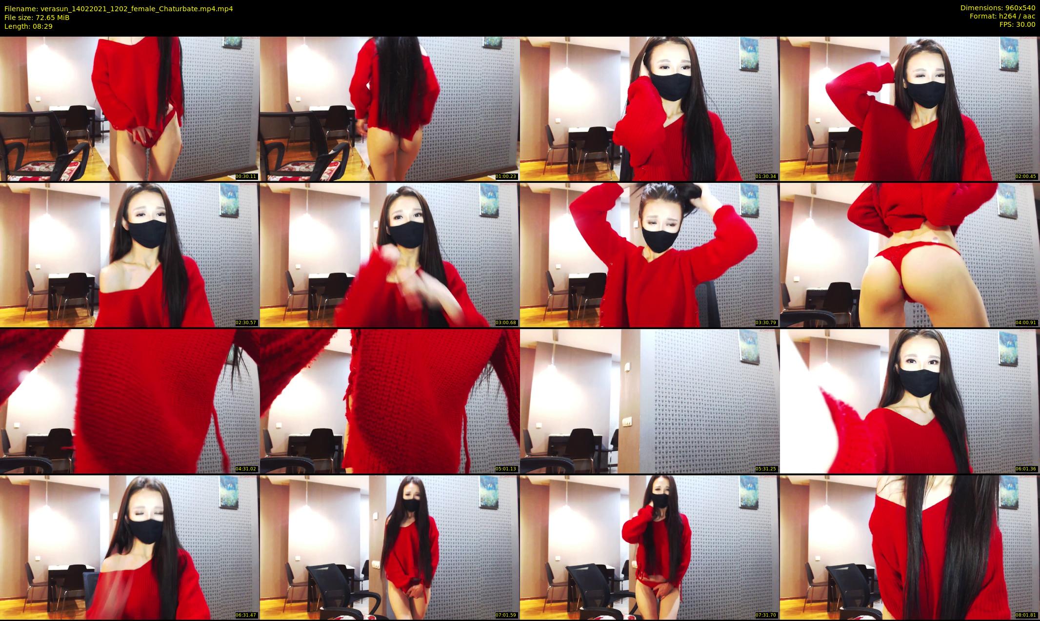 verasun — 9 minute Chaturbate female cam show recording, 480p, Feb 14, 2021