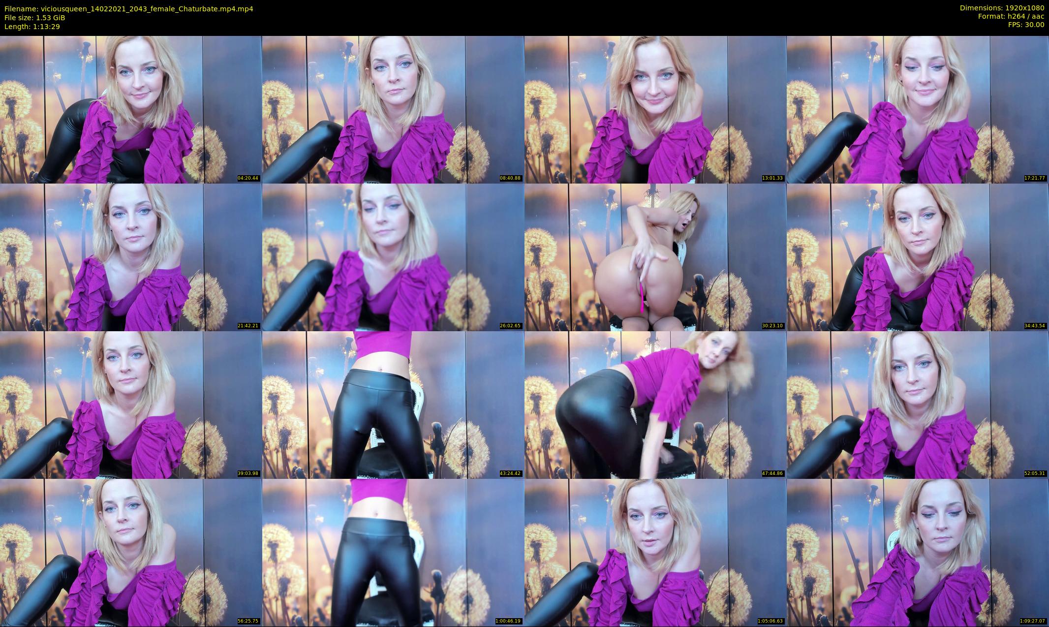 viciousqueen — 74 minute Chaturbate female cam show recording, 1080p, Feb 14, 2021
