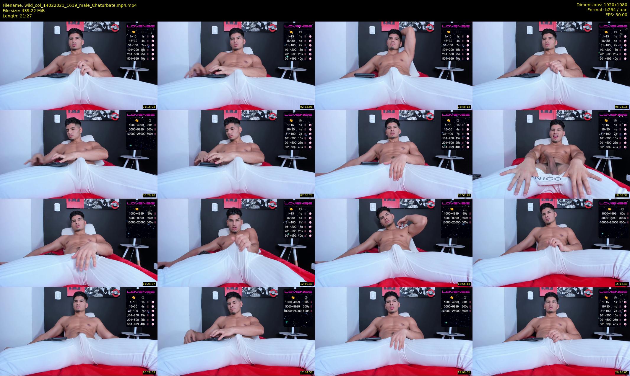 wild_col — 22 minute Chaturbate male cam show recording, 1080p, Feb 14, 2021