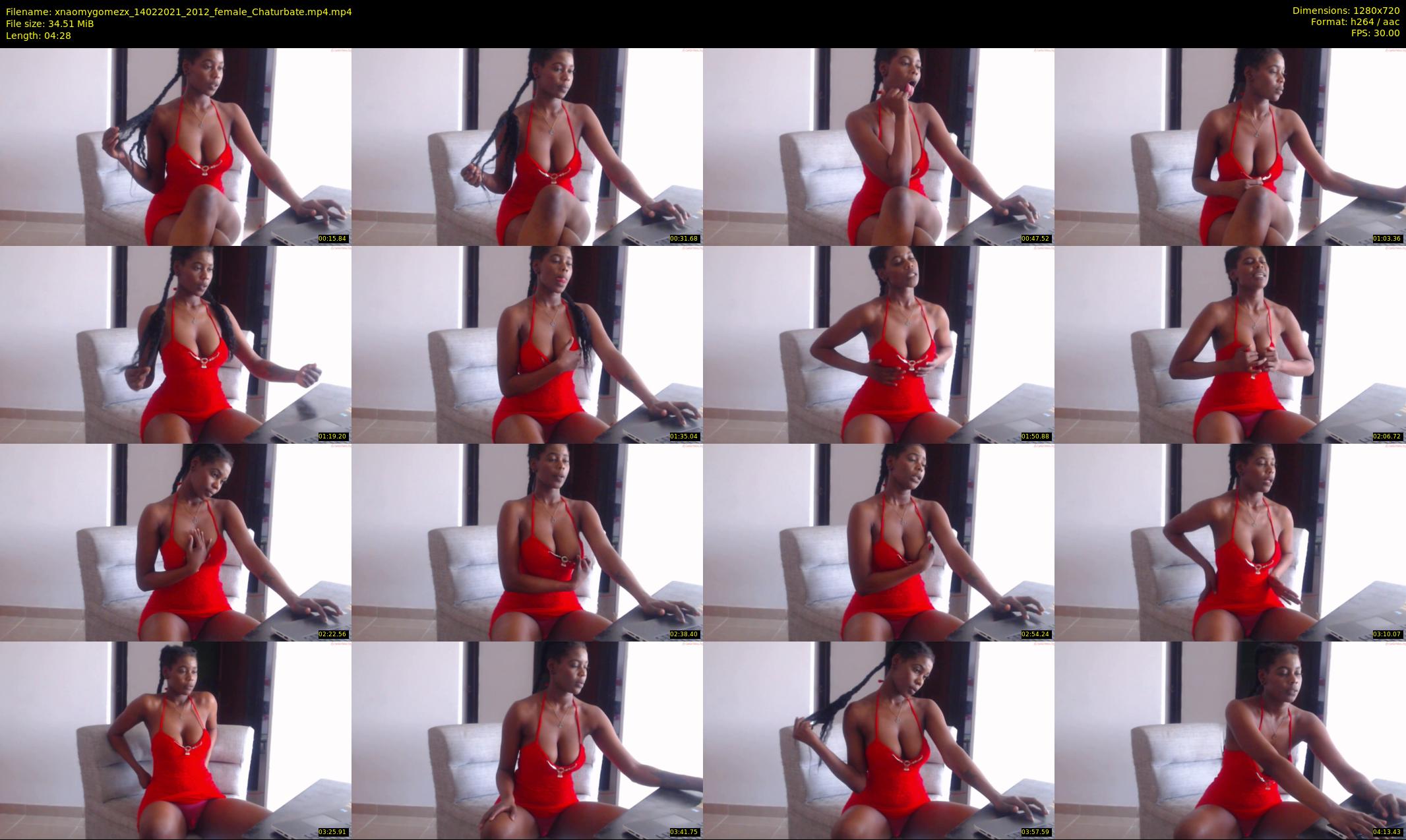 xnaomygomezx — 5 minute Chaturbate female cam show recording, 720p, Feb 14, 2021