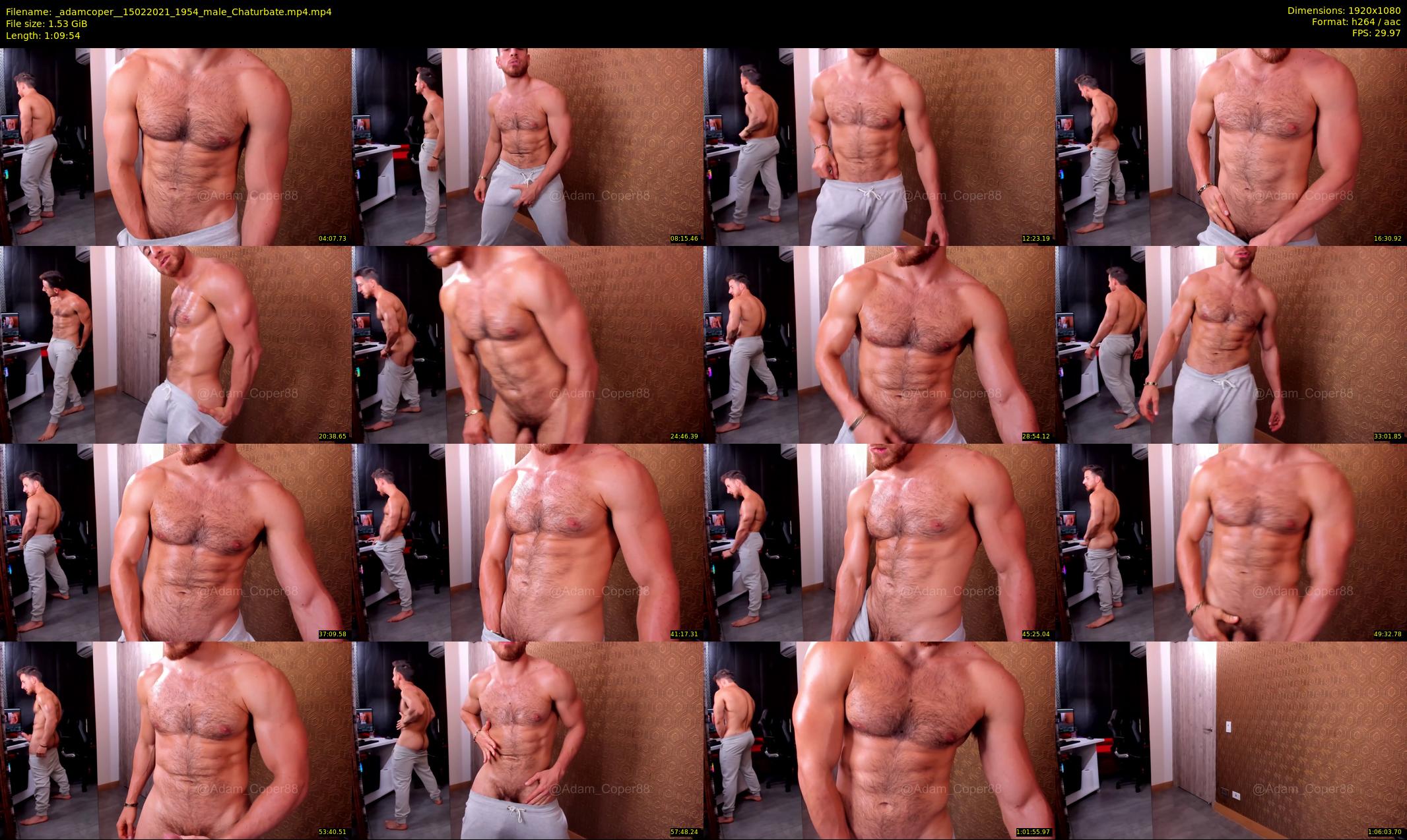 _adamcoper_ — 70 minute Chaturbate male cam show recording, 1080p, Feb 15, 2021