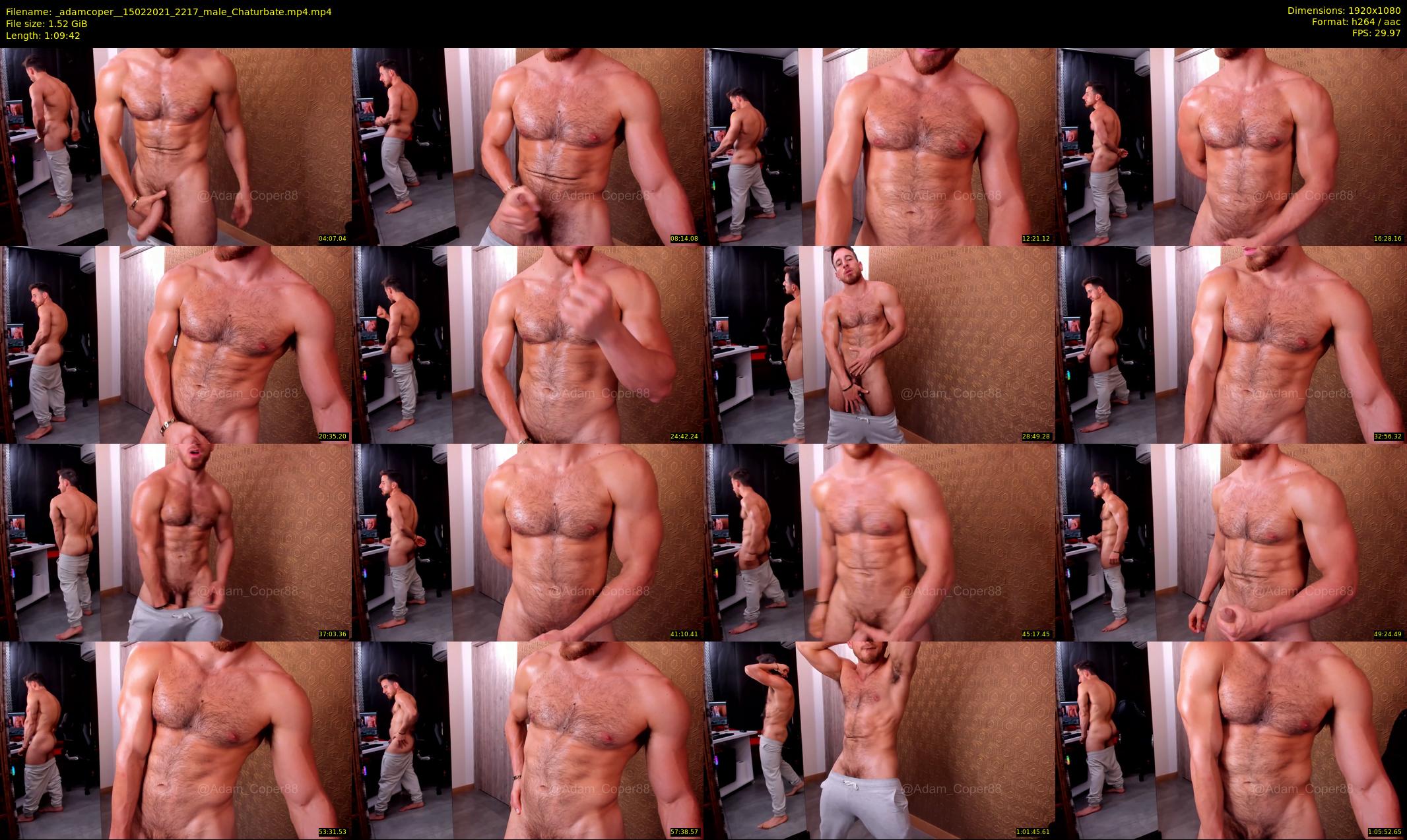 _adamcoper_ — 70 minute Chaturbate male cam show recording, 1080p, Feb 15, 2021