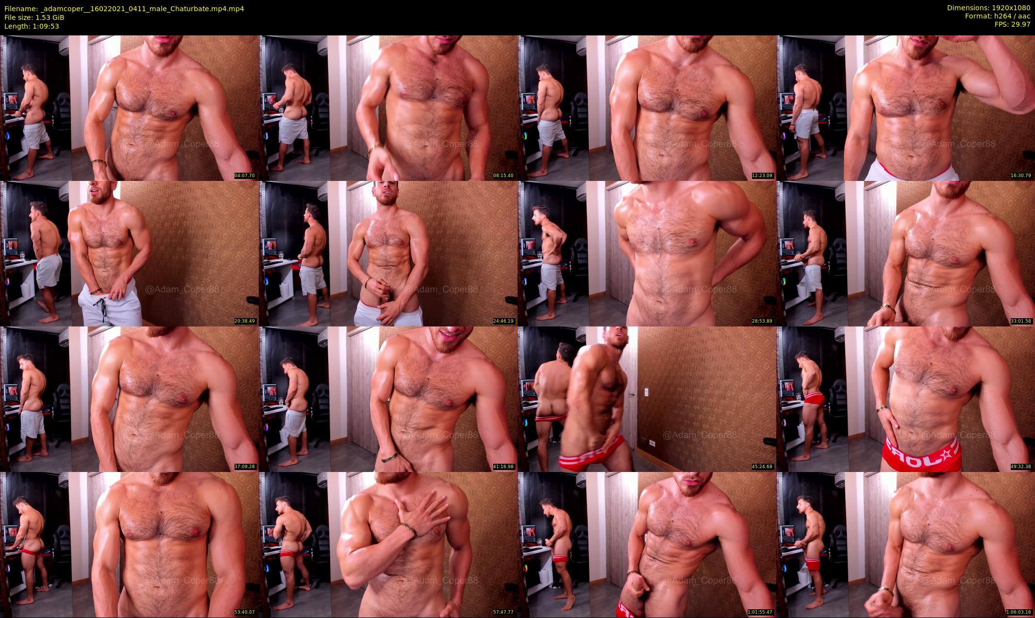 _adamcoper_ — 70 minute Chaturbate male cam show recording, 1080p, Feb 16, 2021