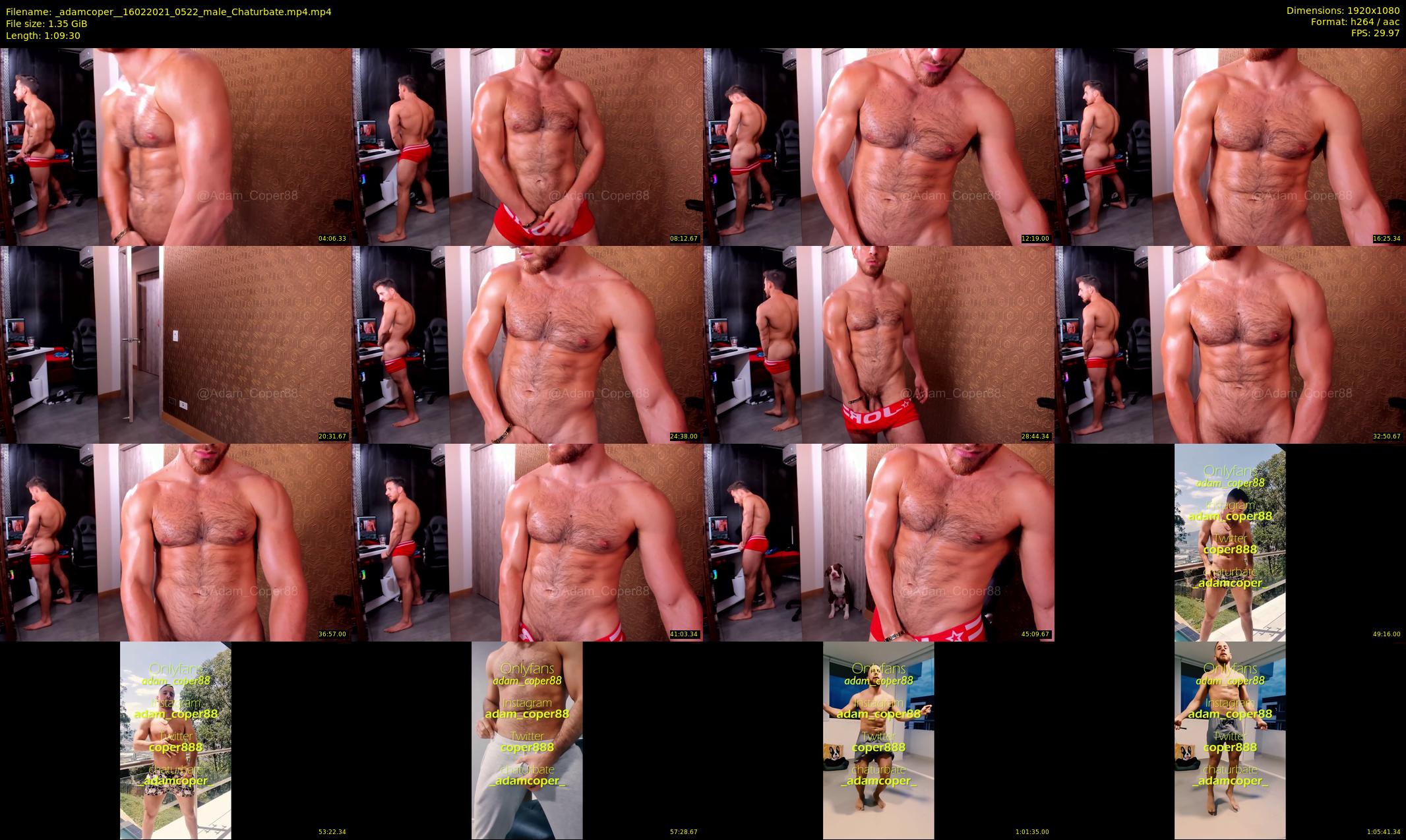 _adamcoper_ — 70 minute Chaturbate male cam show recording, 1080p, Feb 16, 2021