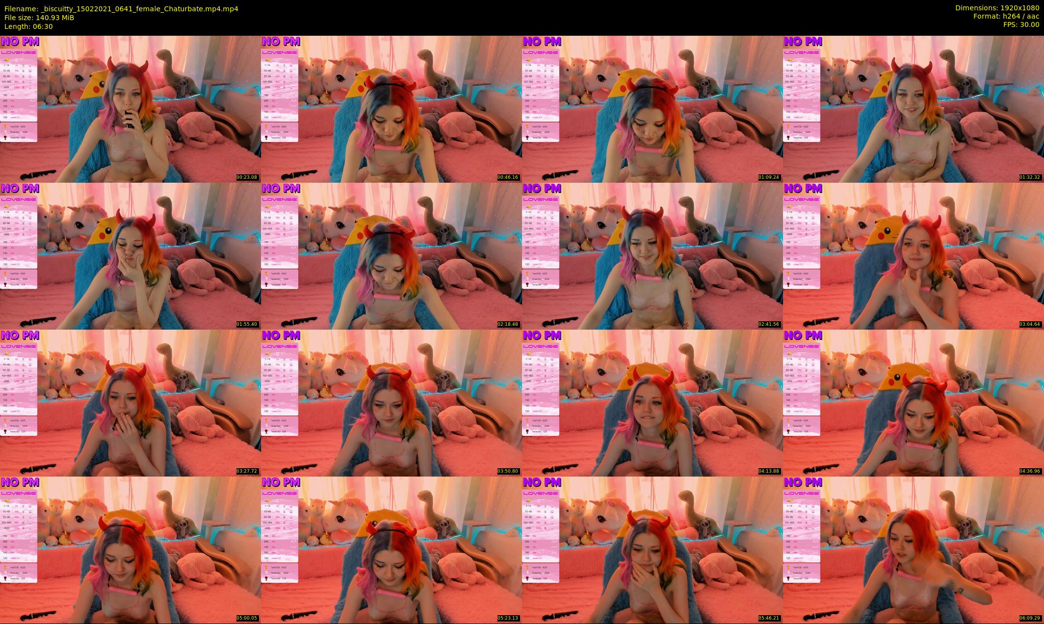 _biscuitty — 7 minute Chaturbate female cam show recording, 1080p, Feb 15, 2021