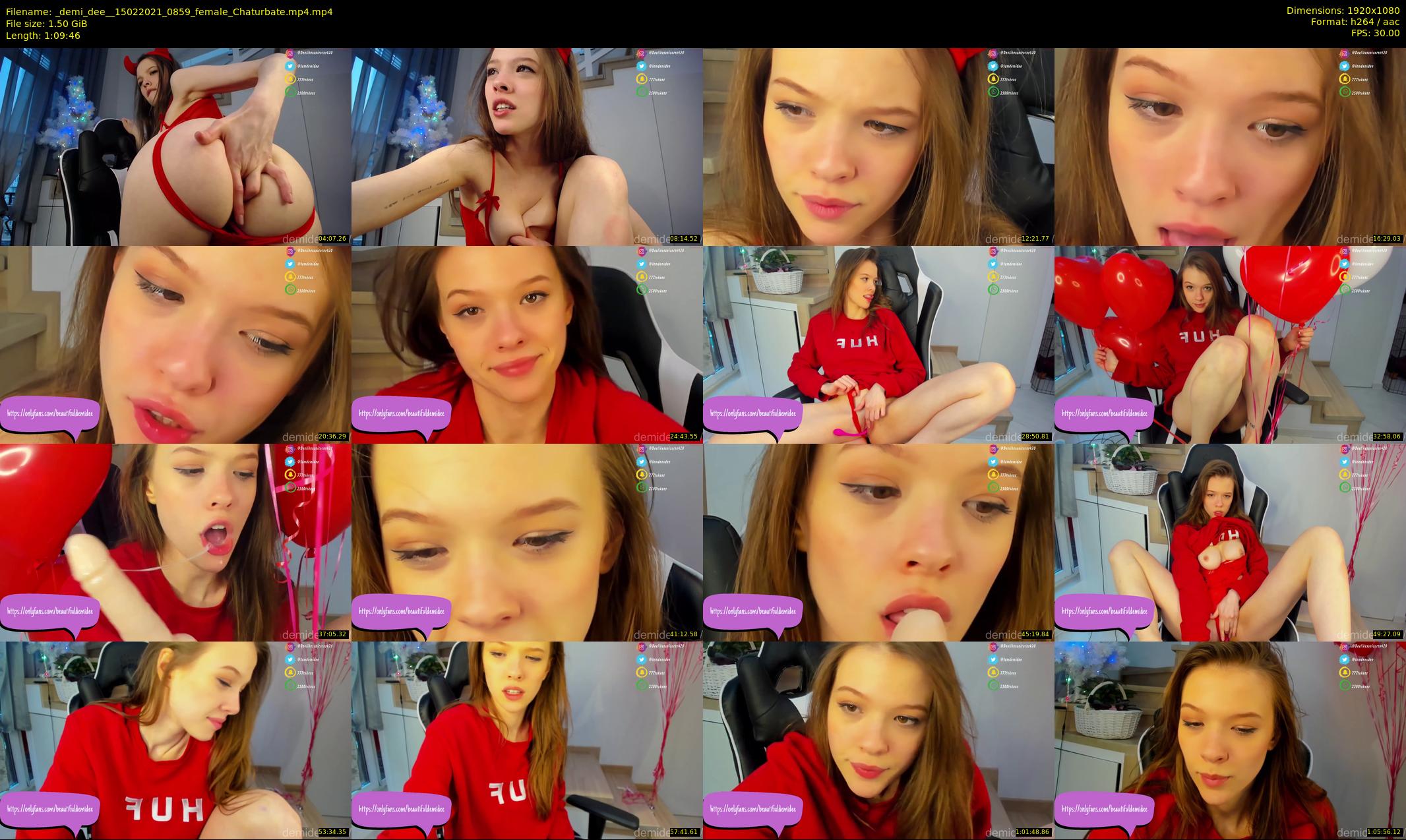 _demi_dee_ — 70 minute Chaturbate female cam show recording, 1080p, Feb 15, 2021