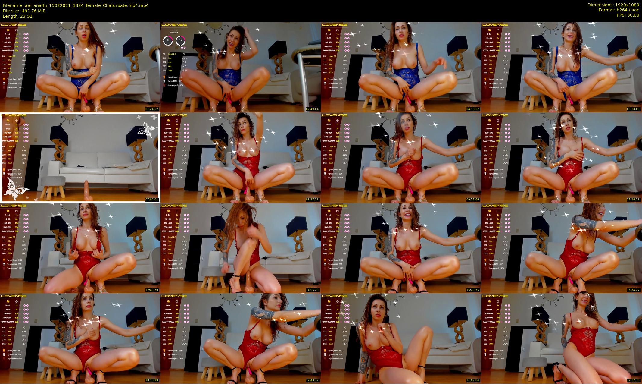 aariana4u — 24 minute Chaturbate female cam show recording, 1080p, Feb 15, 2021