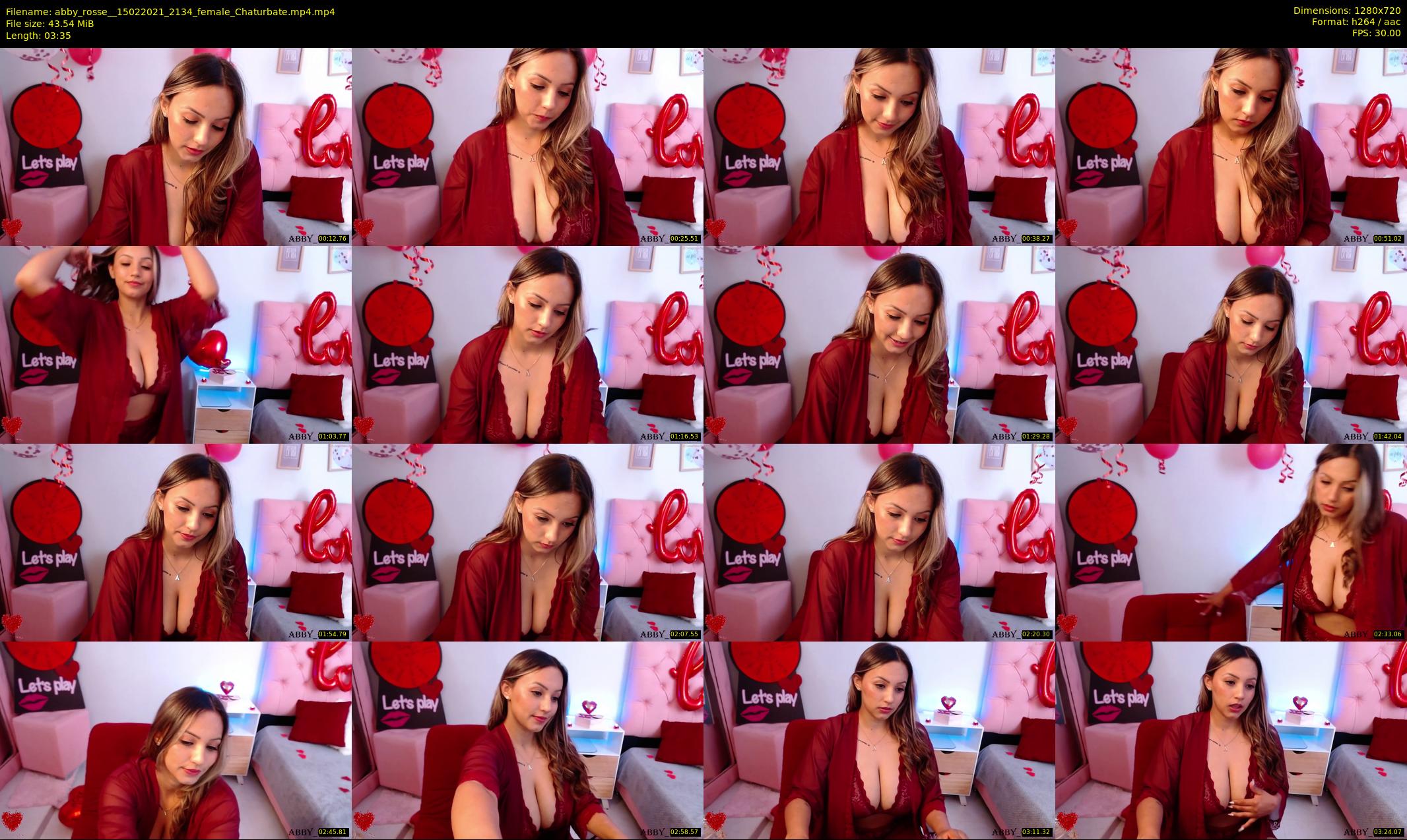 abby_rosse_ — 4 minute Chaturbate female cam show recording, 720p, Feb 15, 2021