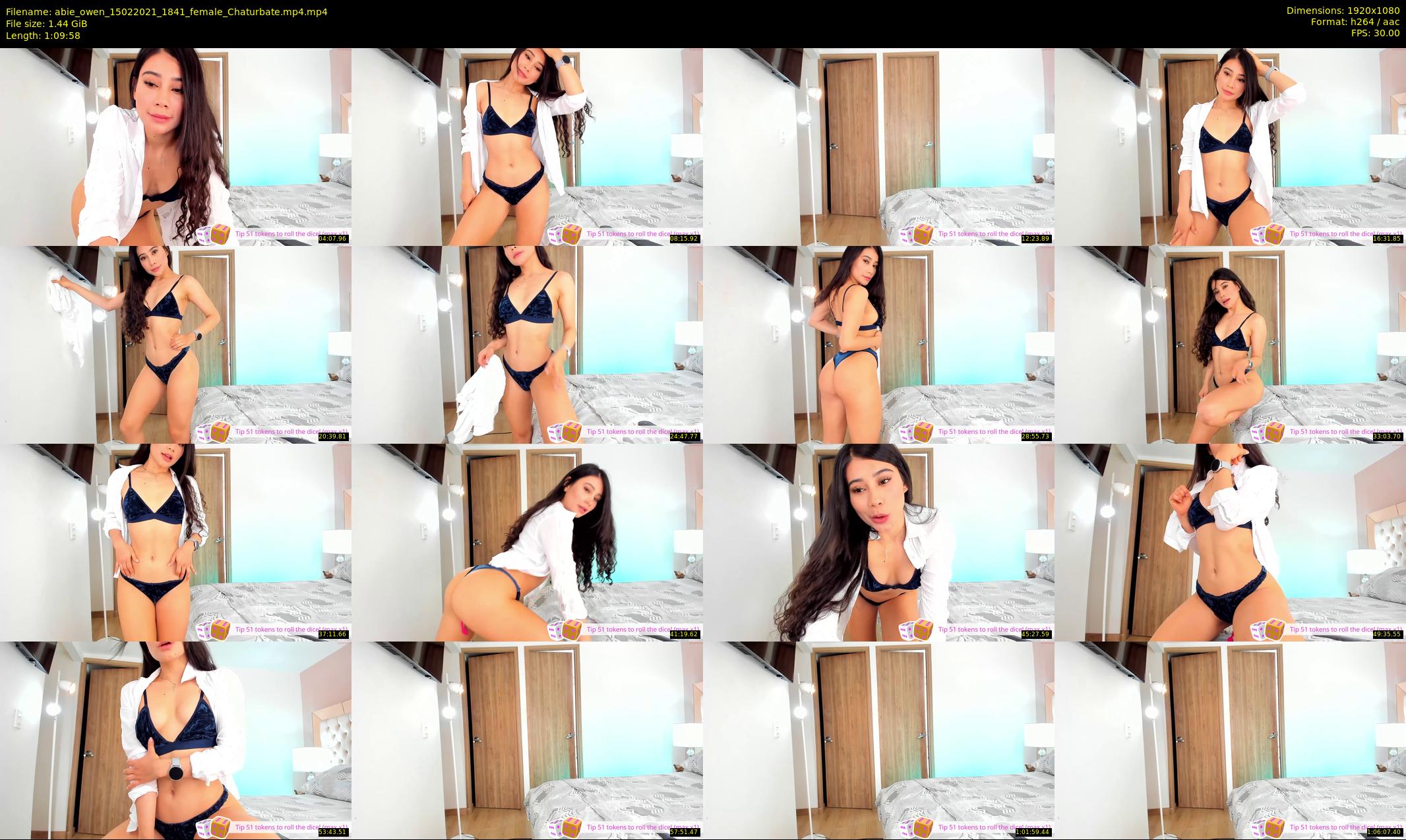 abie_owen — 70 minute Chaturbate female cam show recording, 1080p, Feb 15, 2021