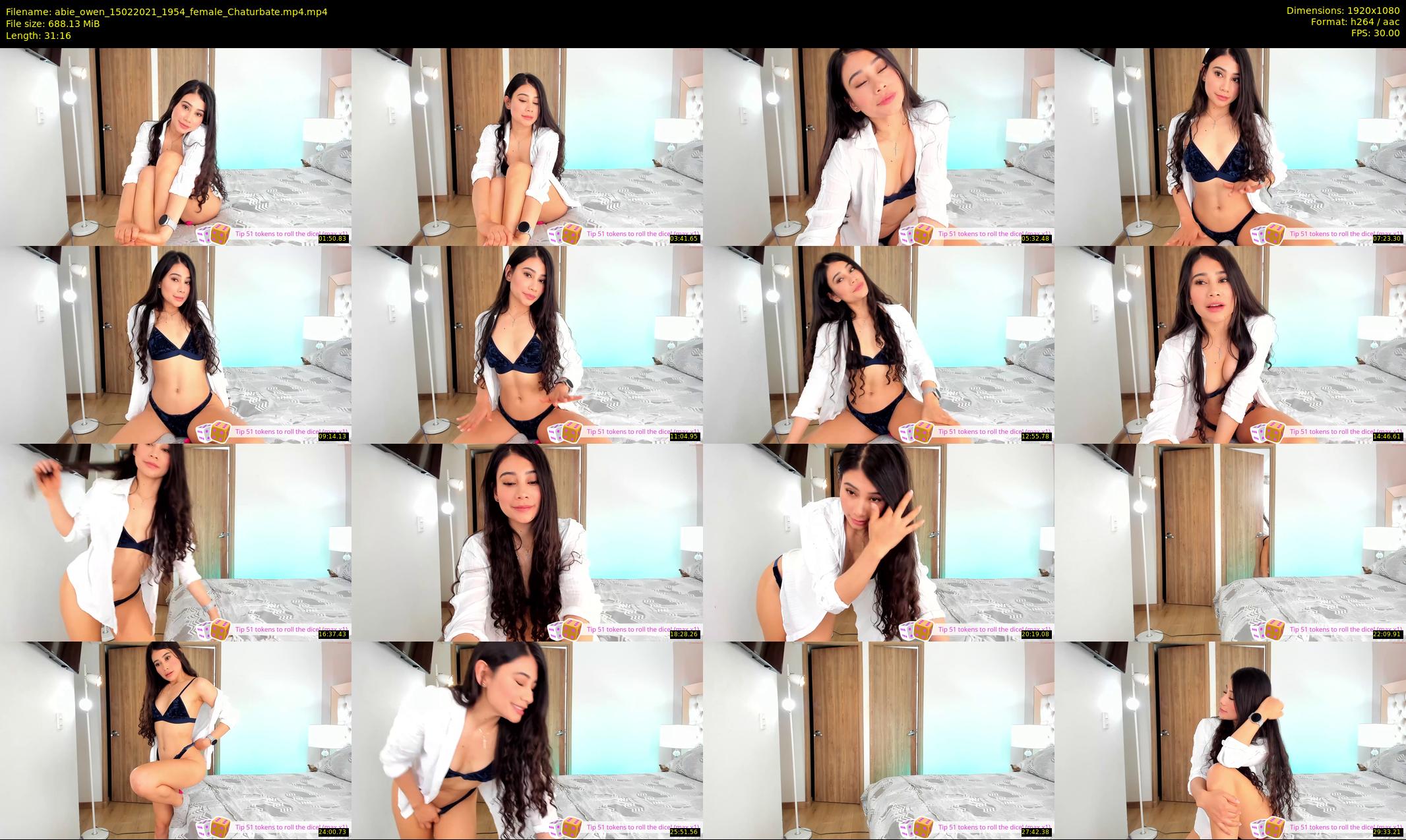 abie_owen — 32 minute Chaturbate female cam show recording, 1080p, Feb 15, 2021