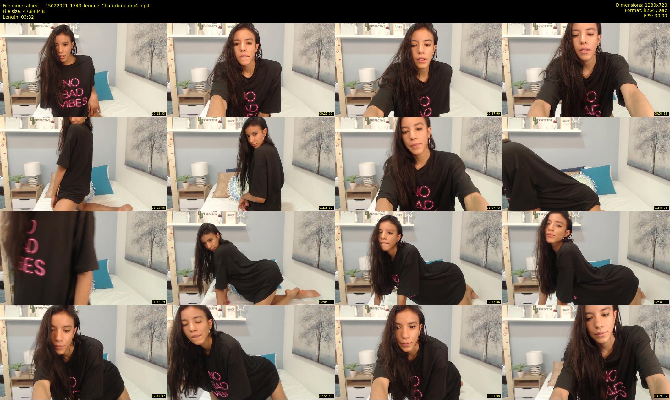 abiee__ — 4 minute Chaturbate female cam show recording, 720p, Feb 15, 2021
