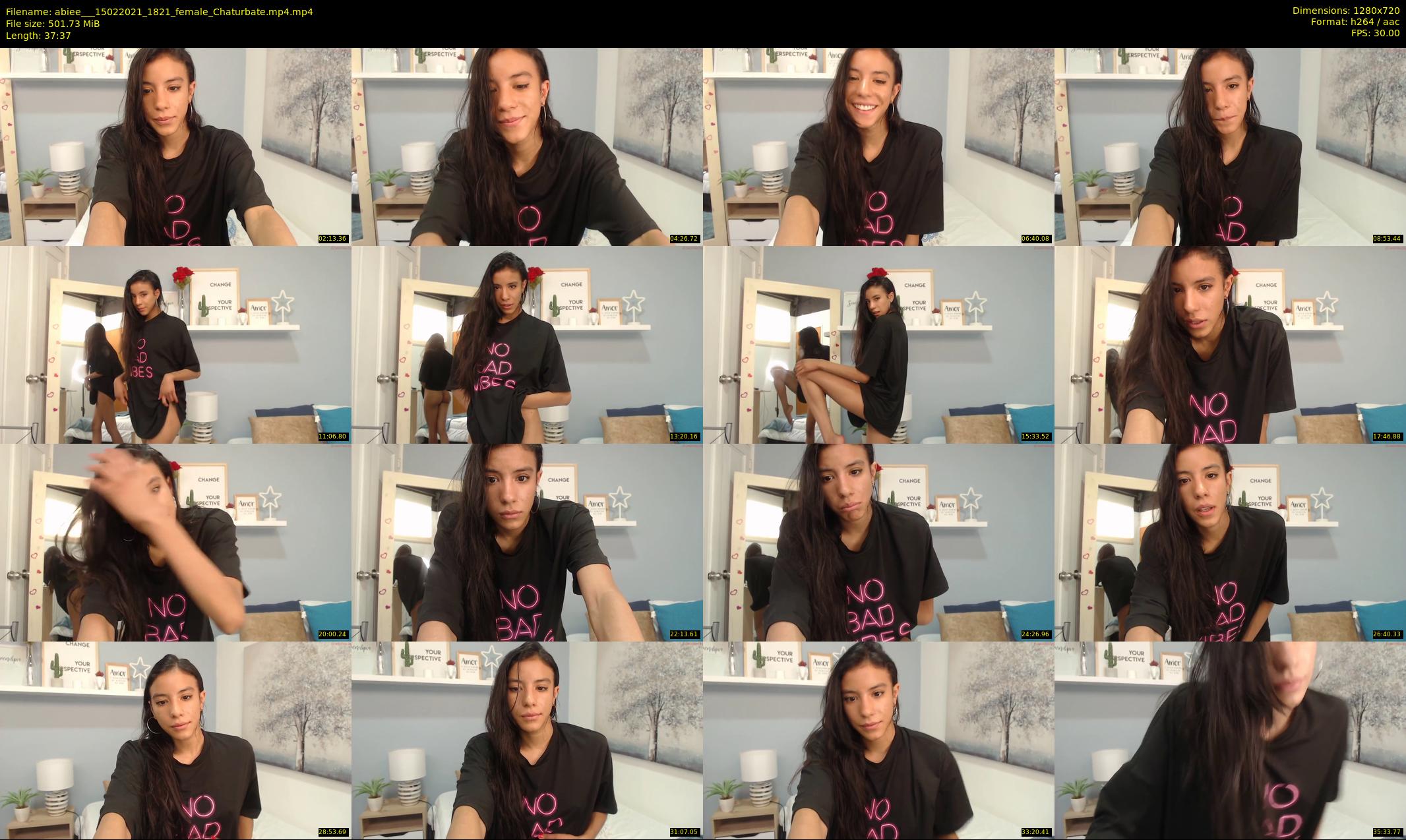 abiee__ — 38 minute Chaturbate female cam show recording, 720p, Feb 15, 2021