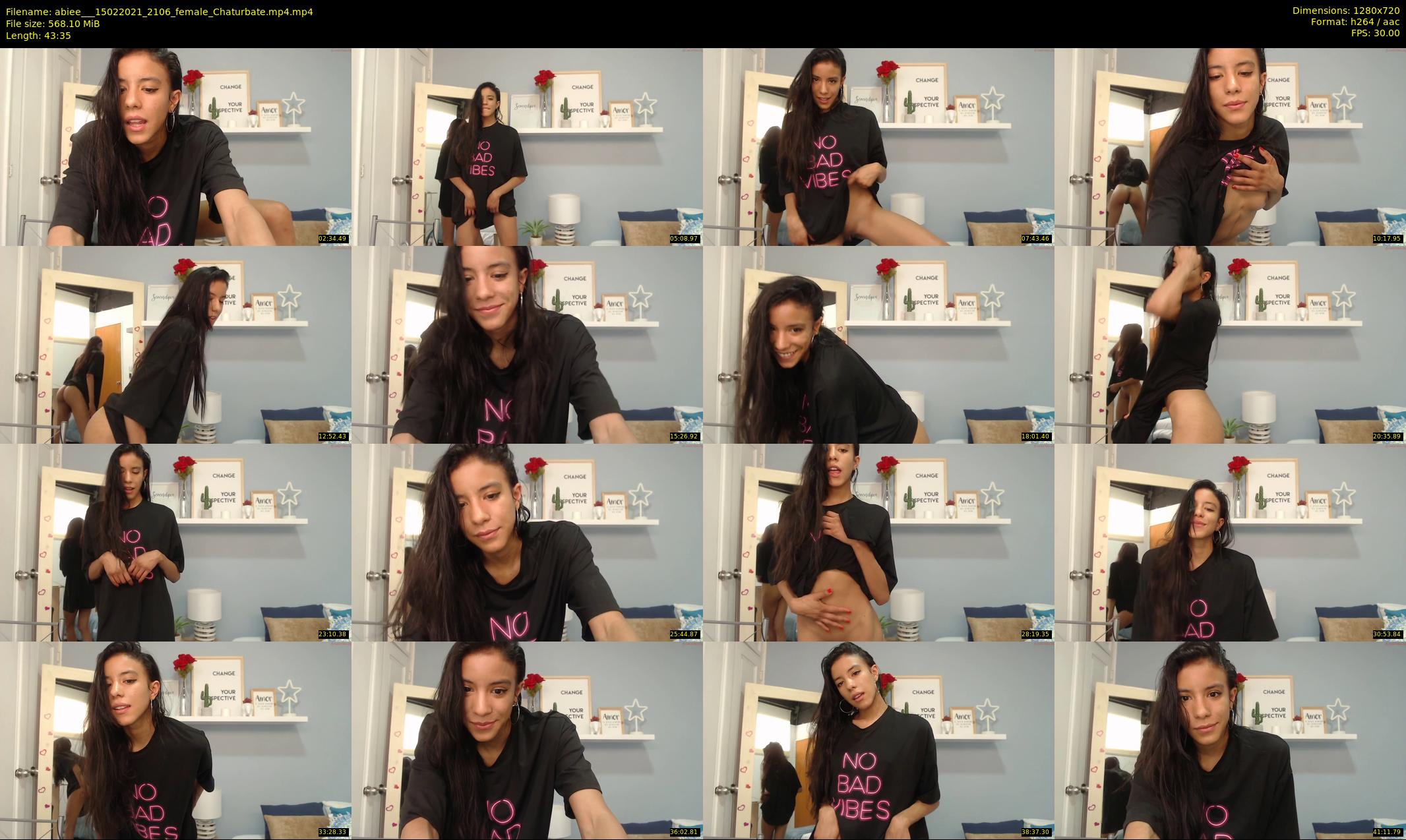abiee__ — 44 minute Chaturbate female cam show recording, 720p, Feb 15, 2021