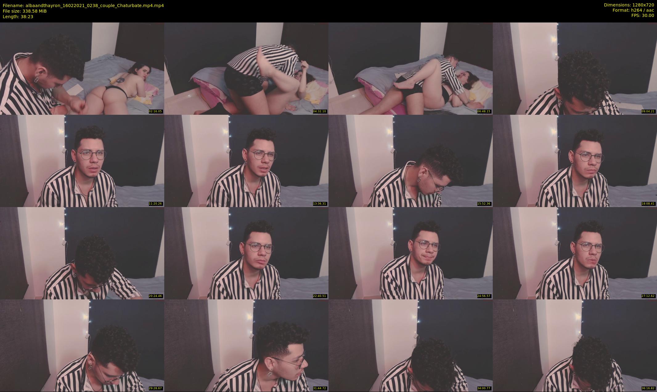 albaandthayron — 39 minute Chaturbate couple cam show recording, 720p, Feb 16, 2021