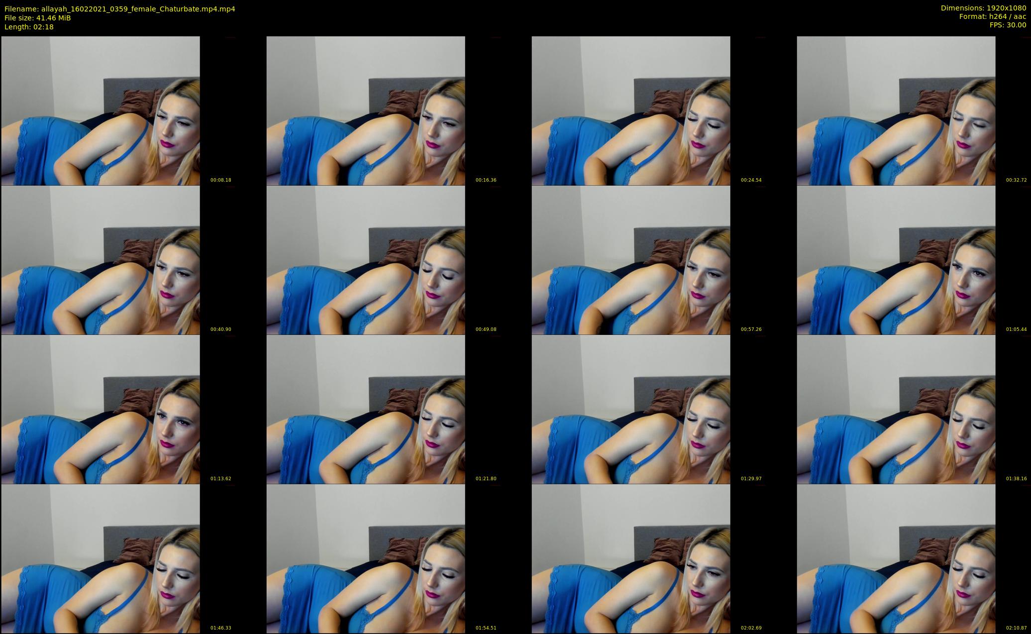 allayah — 3 minute Chaturbate female cam show recording, 1080p, Feb 16, 2021
