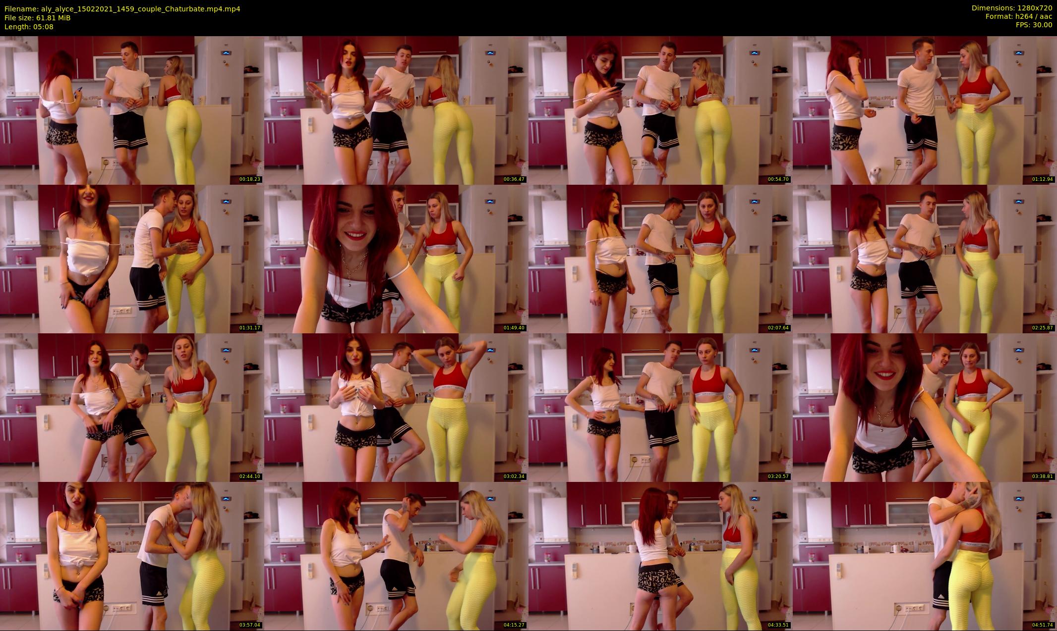 aly_alyce — 6 minute Chaturbate female cam show recording, 720p, Feb 15, 2021