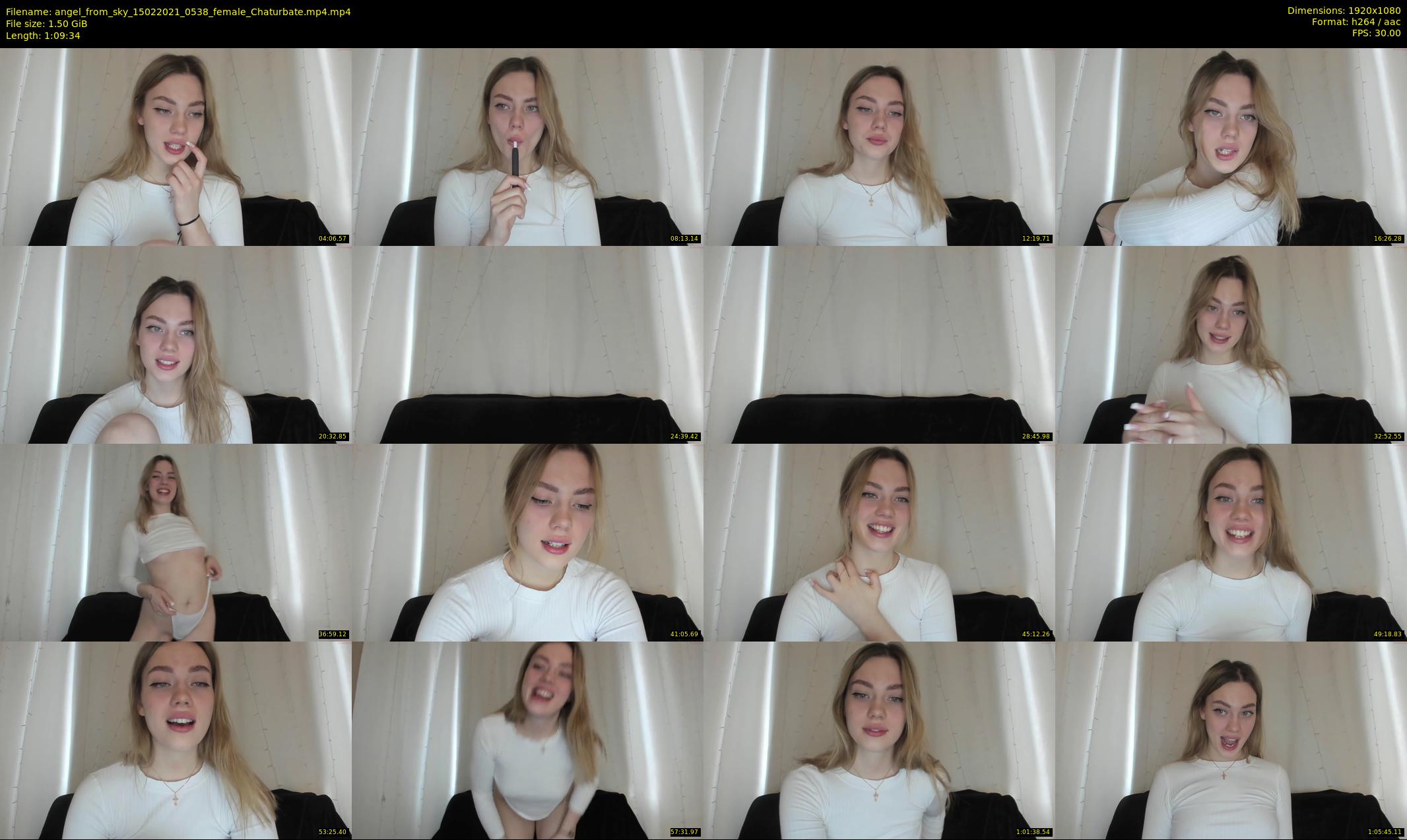 angel_from_sky — 70 minute Chaturbate female cam show recording, 1080p, Feb 15, 2021