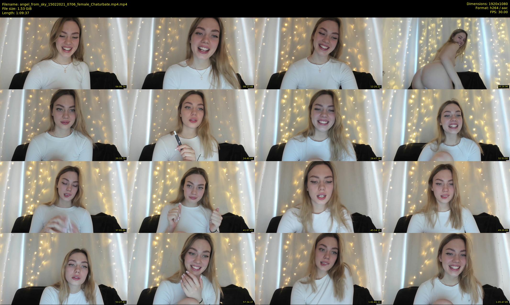 angel_from_sky — 70 minute Chaturbate female cam show recording, 1080p, Feb 15, 2021