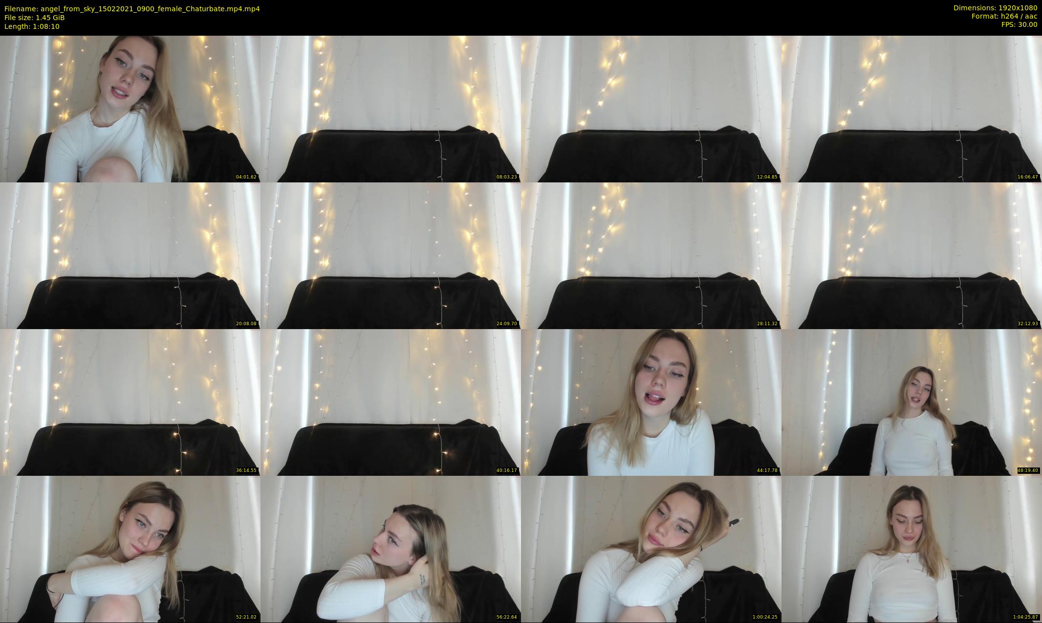 angel_from_sky — 69 minute Chaturbate female cam show recording, 1080p, Feb 15, 2021