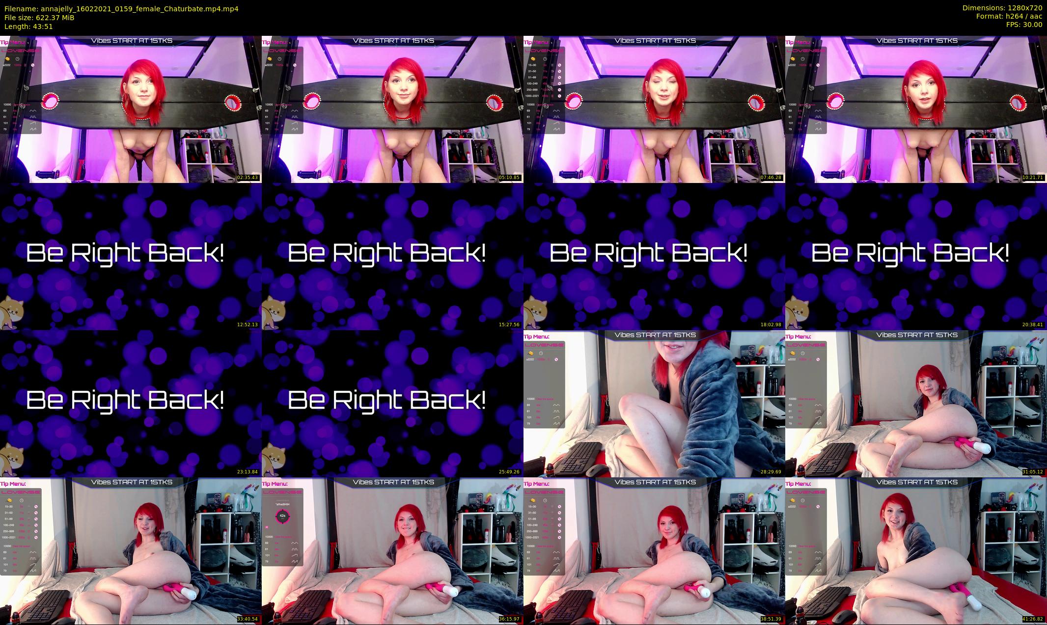 annajelly — 44 minute Chaturbate couple cam show recording, 720p, Feb 16, 2021