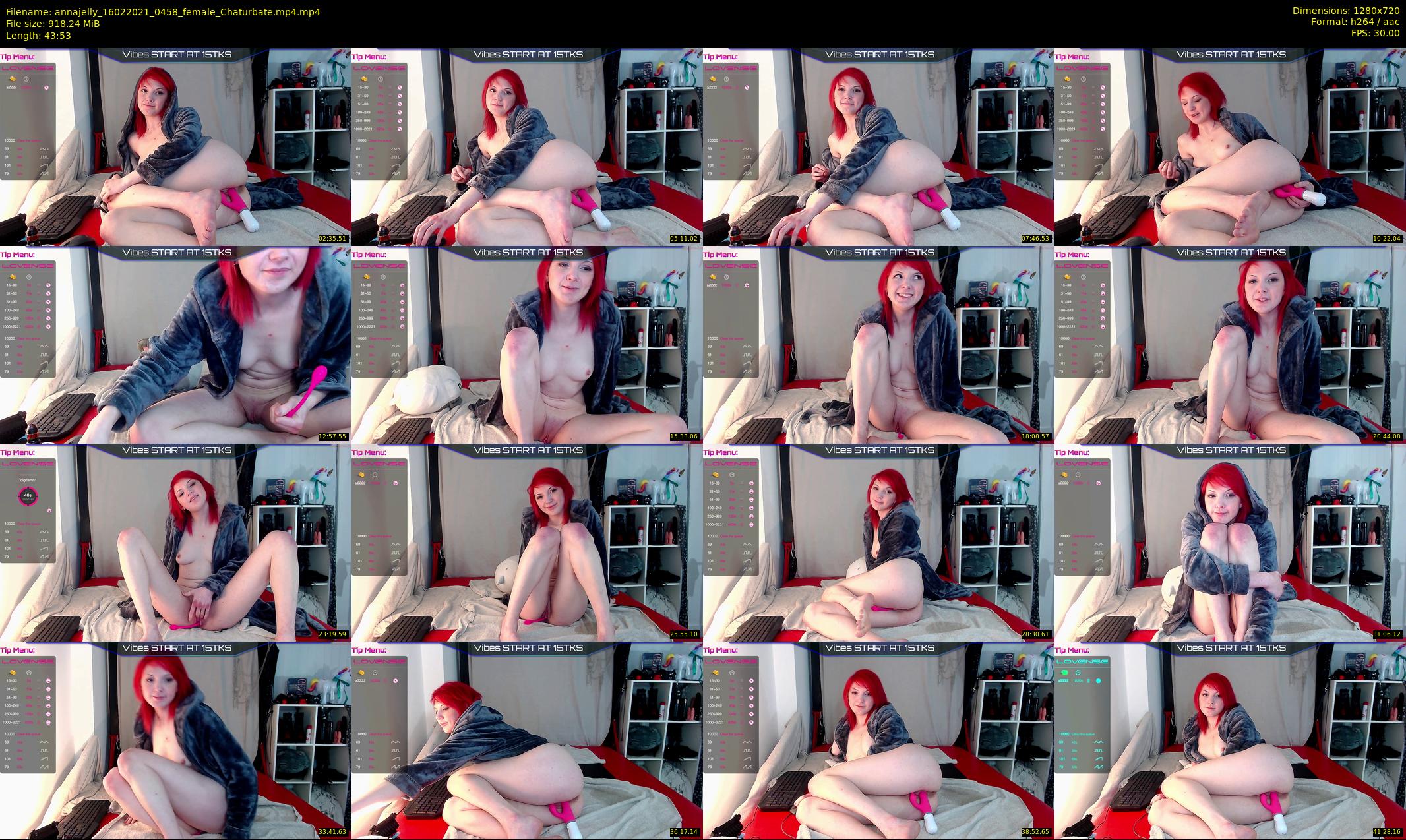 annajelly — 44 minute Chaturbate couple cam show recording, 720p, Feb 16, 2021