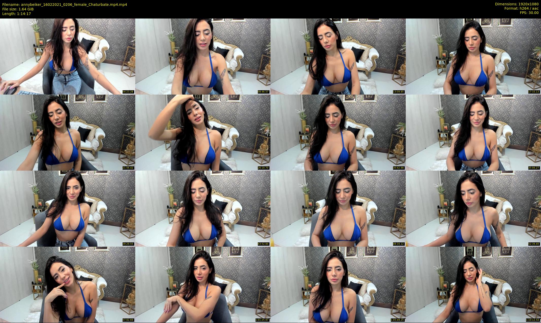 annybeiker — 75 minute Chaturbate female cam show recording, 1080p, Feb 16, 2021