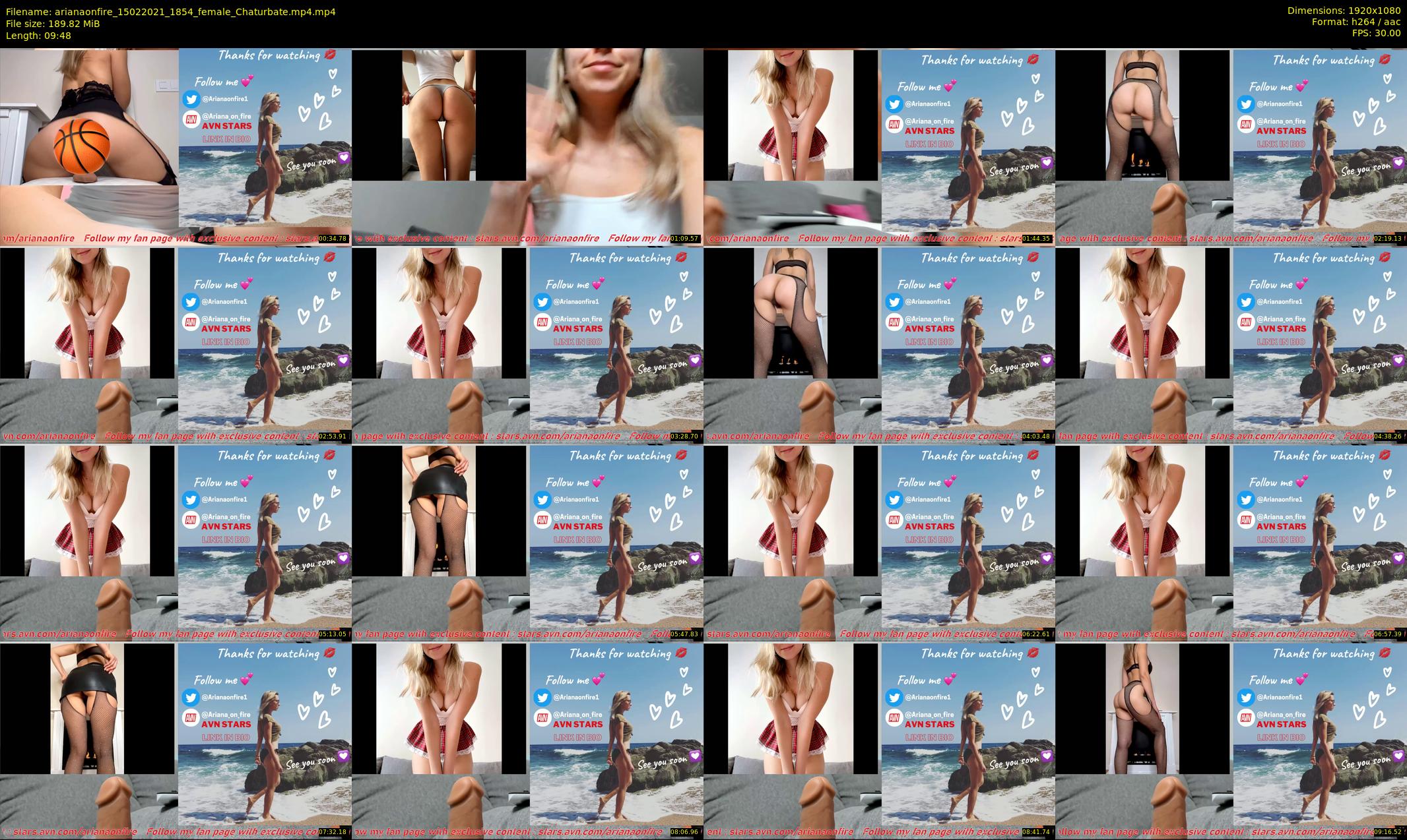 arianaonfire — 10 minute Chaturbate couple cam show recording, 1080p, Feb 15, 2021