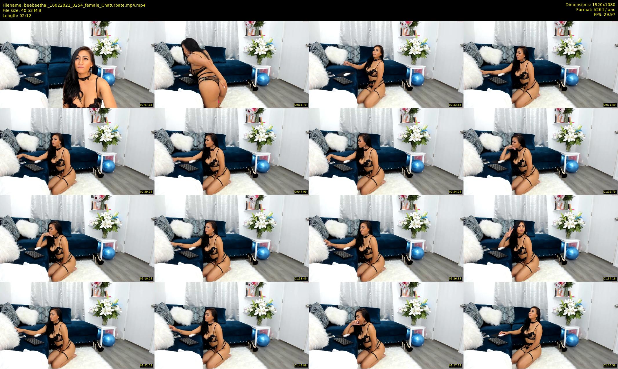 beebeethai — 3 minute Chaturbate female cam show recording, 1080p, Feb 16, 2021