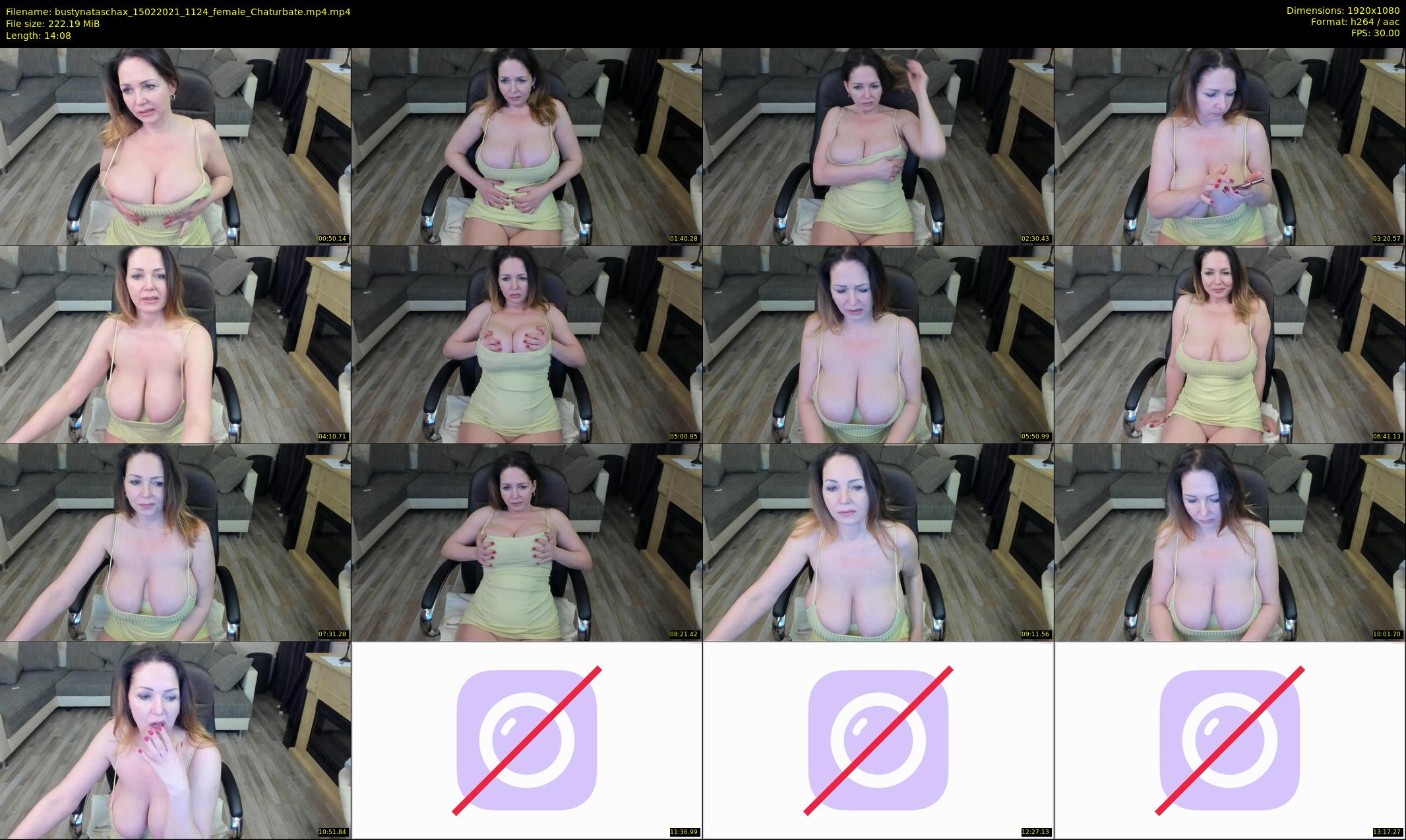bustynataschax — 15 minute Chaturbate female cam show recording, 1080p, Feb 15, 2021