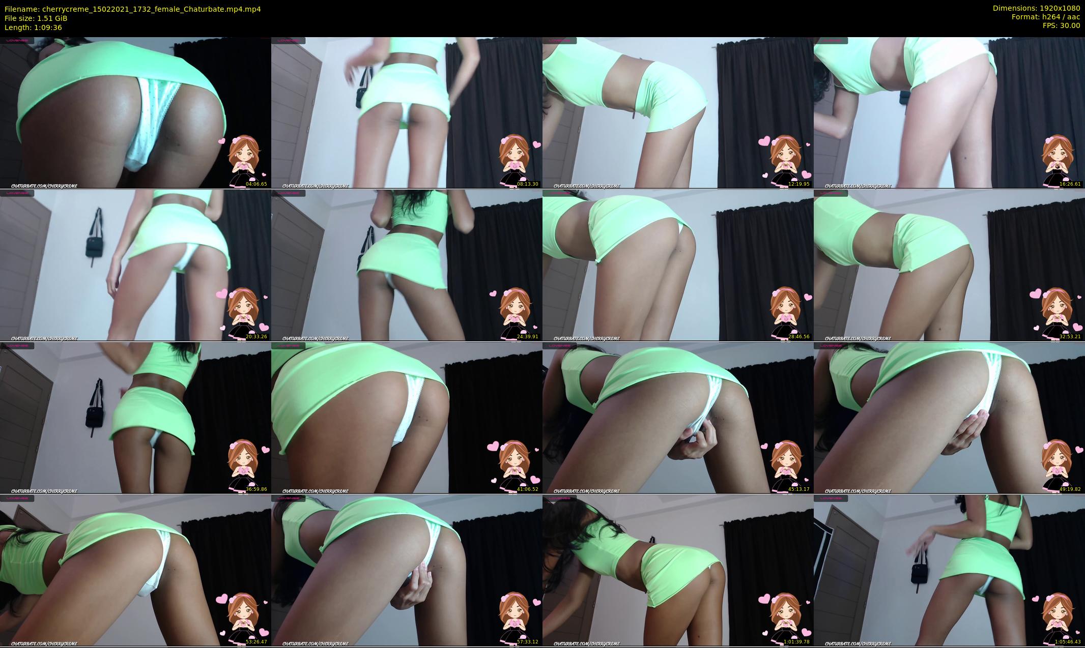 cherrycreme — 70 minute Chaturbate female cam show recording, 1080p, Feb 15, 2021