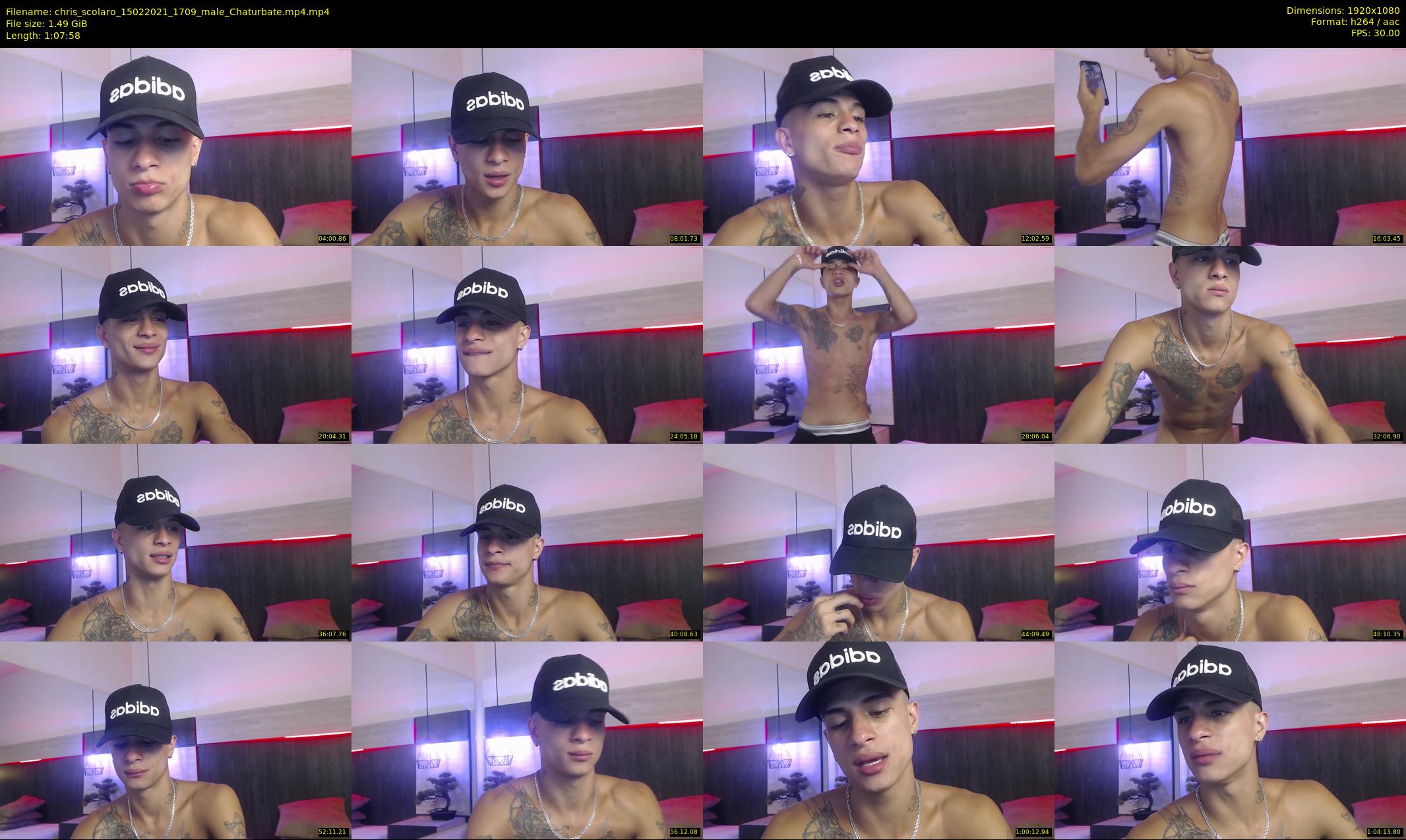 chris_scolaro — 68 minute Chaturbate male cam show recording, 1080p, Feb 15, 2021