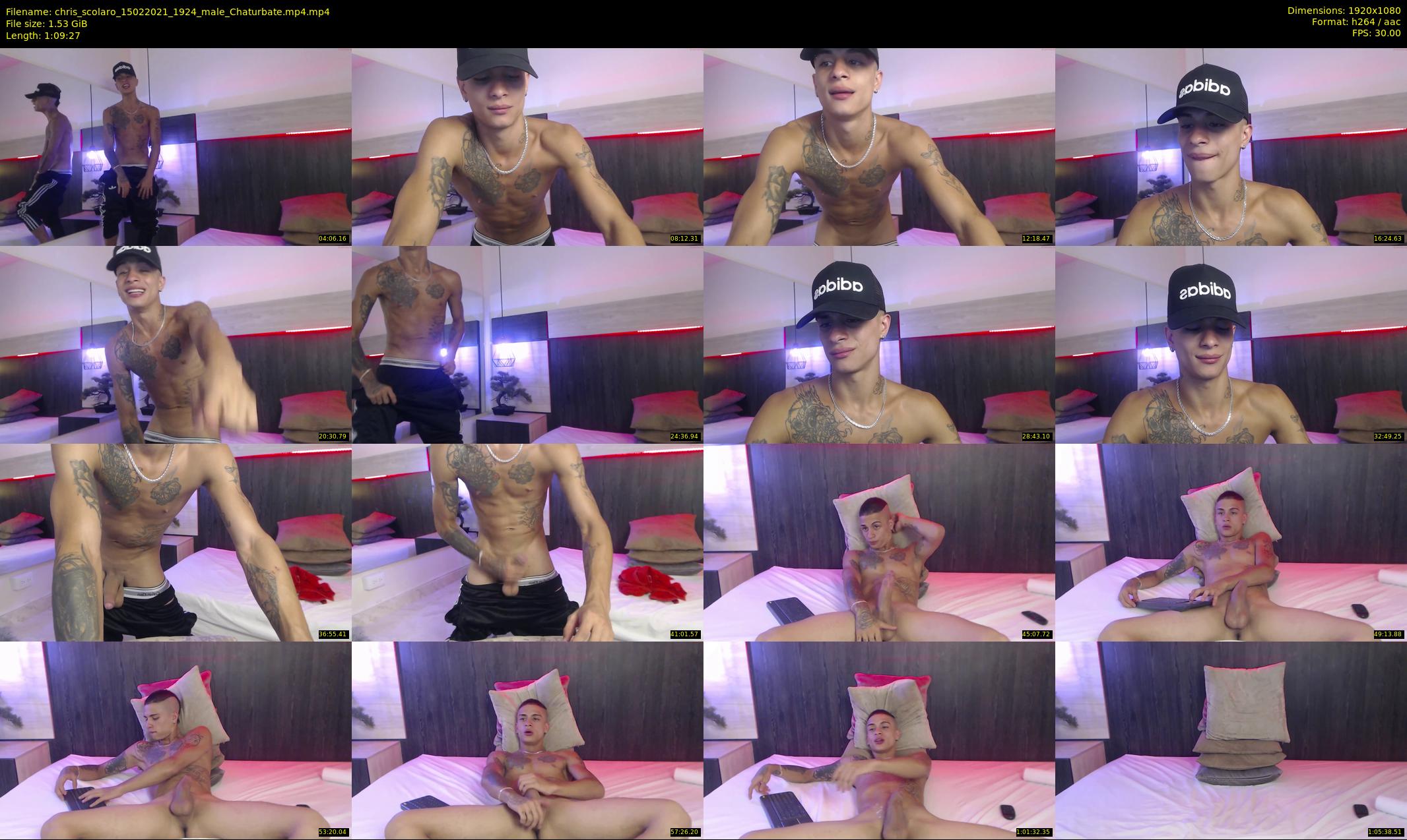 chris_scolaro — 70 minute Chaturbate male cam show recording, 1080p, Feb 15, 2021