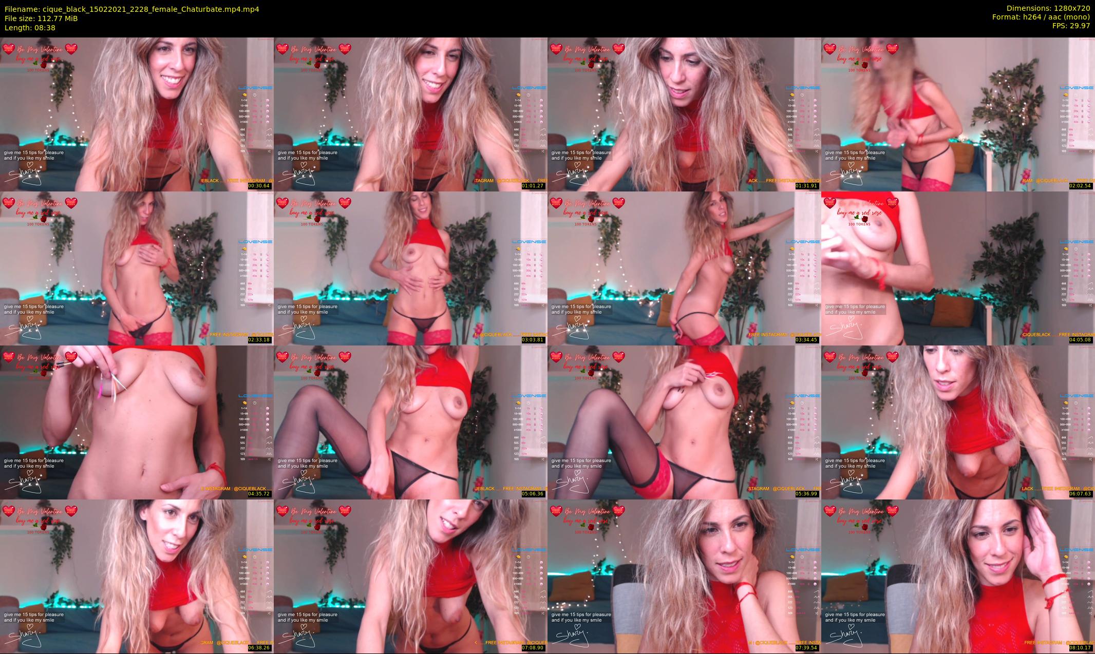 cique_black — 9 minute Chaturbate female cam show recording, 720p, Feb 15, 2021