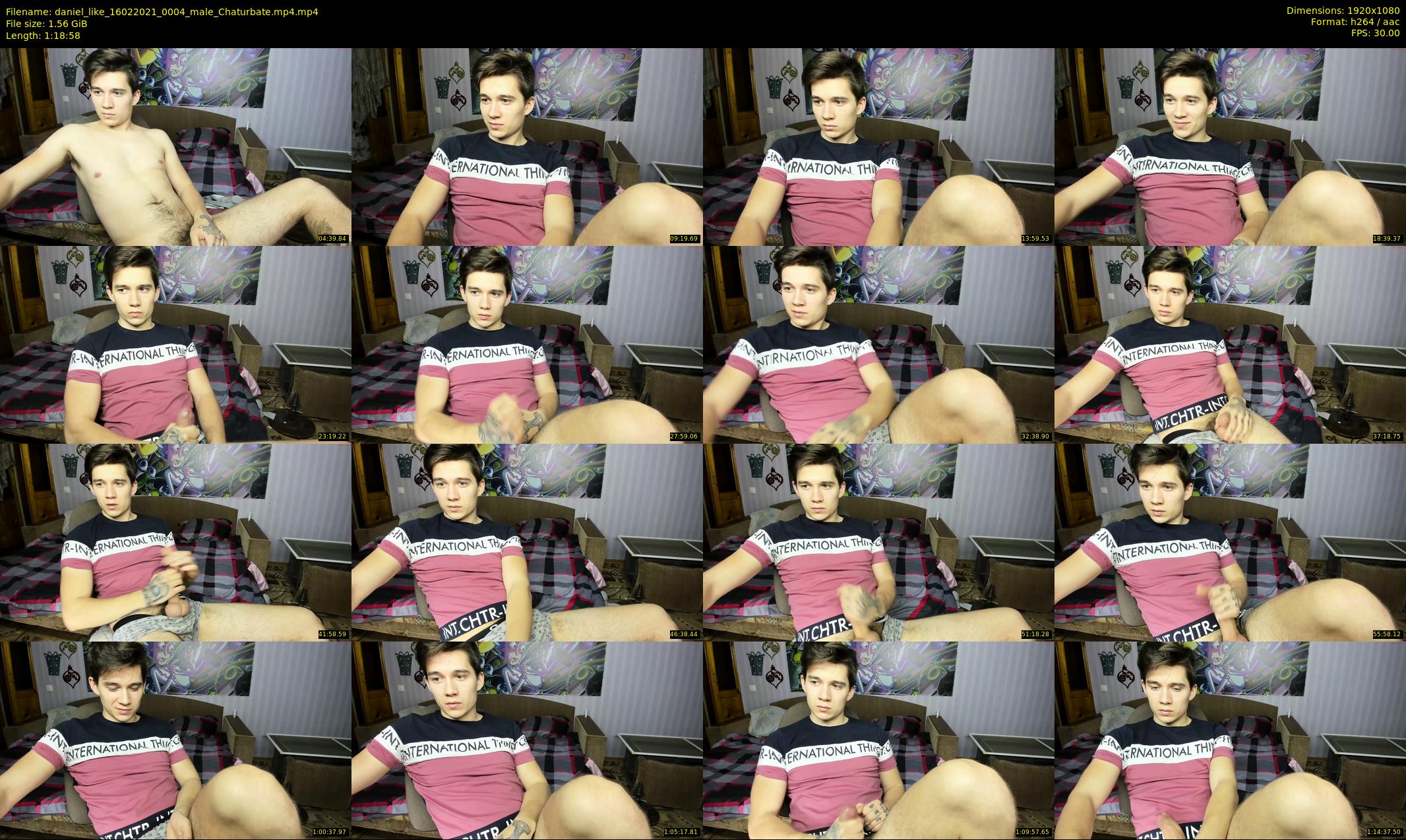 daniel_like — 79 minute Chaturbate male cam show recording, 1080p, Feb 16, 2021