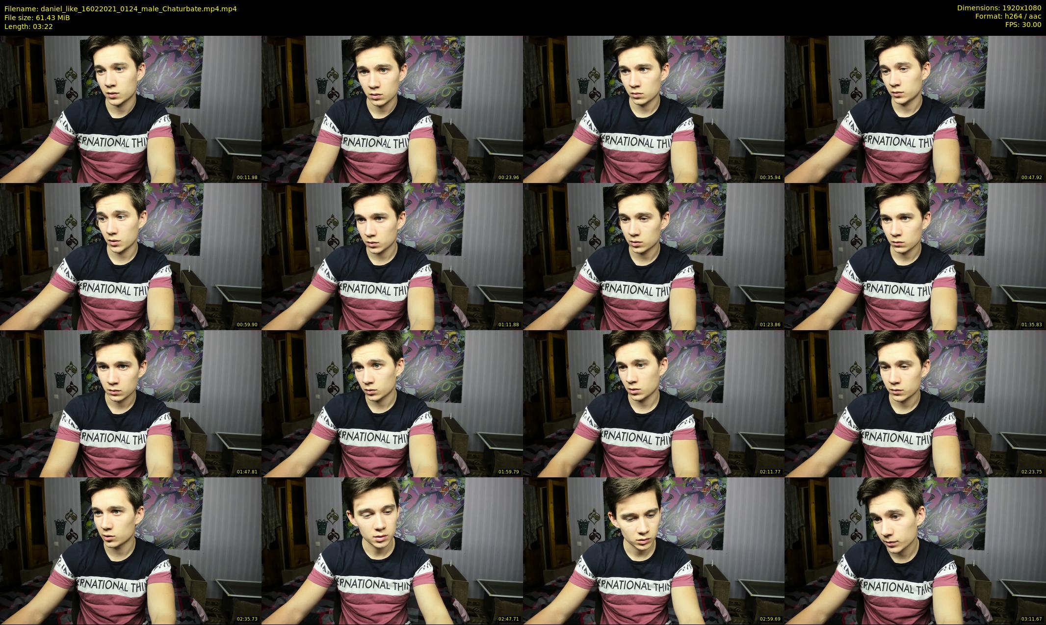 daniel_like — 4 minute Chaturbate male cam show recording, 1080p, Feb 16, 2021