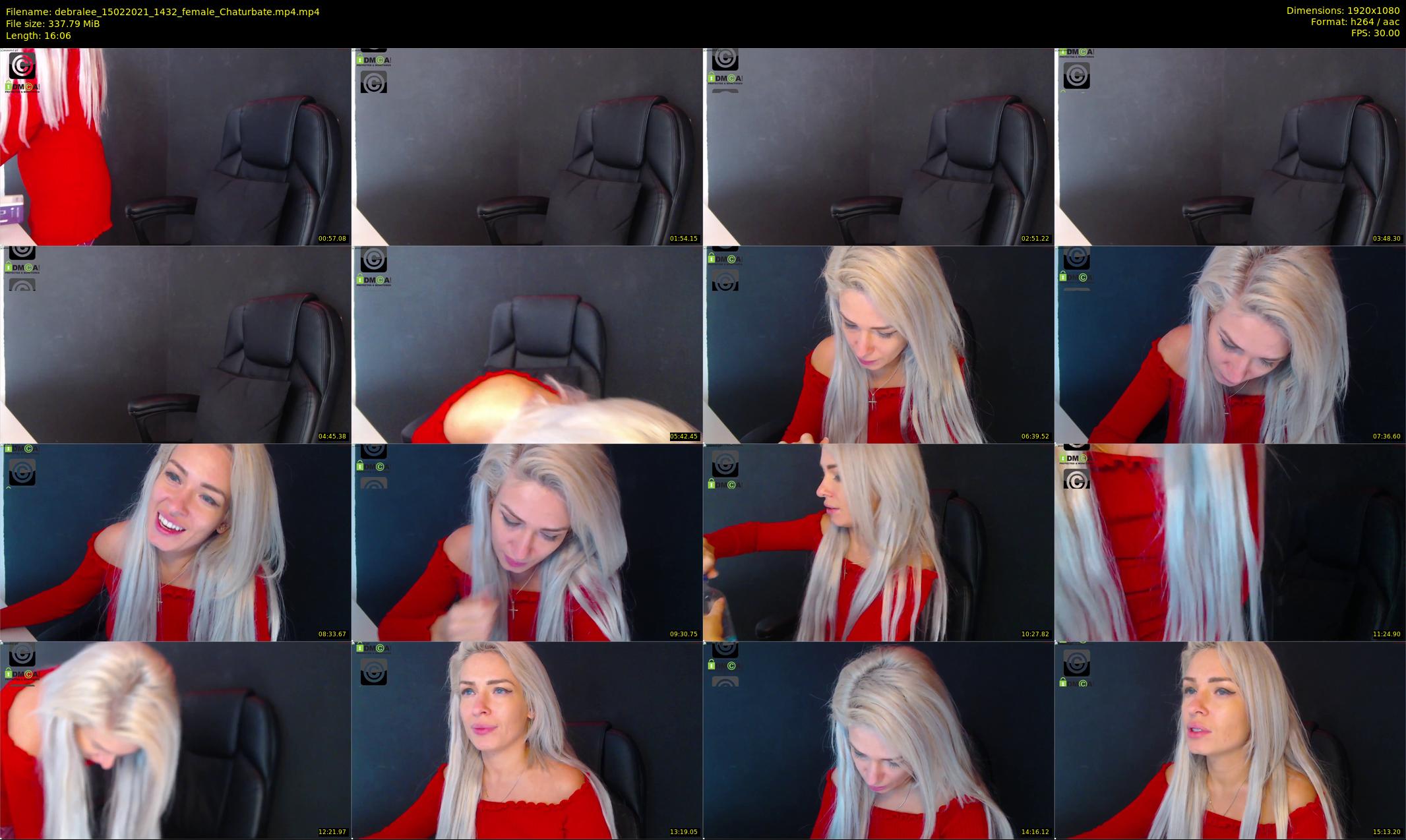 debralee — 17 minute Chaturbate female cam show recording, 1080p, Feb 15, 2021