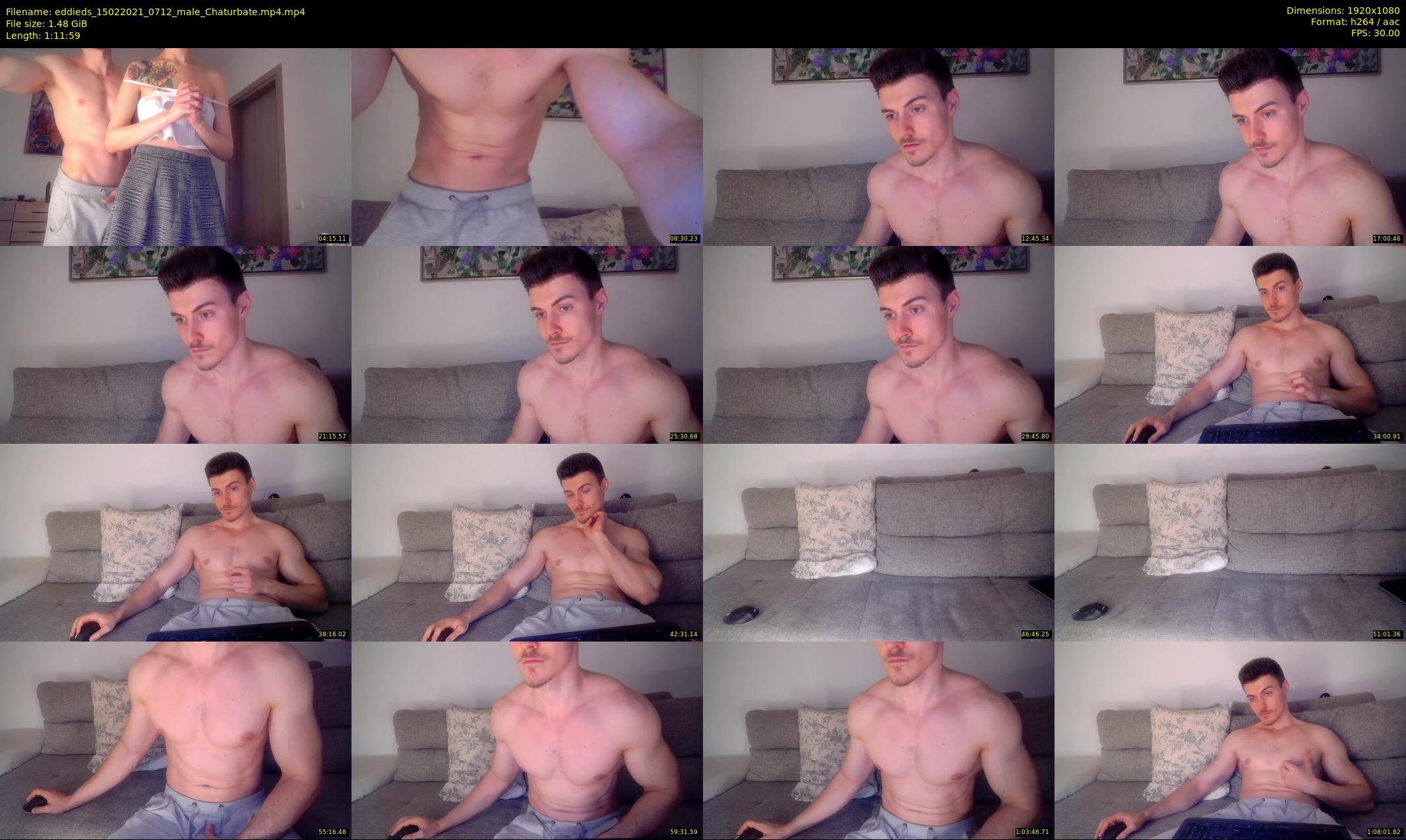 eddieds — 72 minute Chaturbate male cam show recording, 1080p, Feb 15, 2021