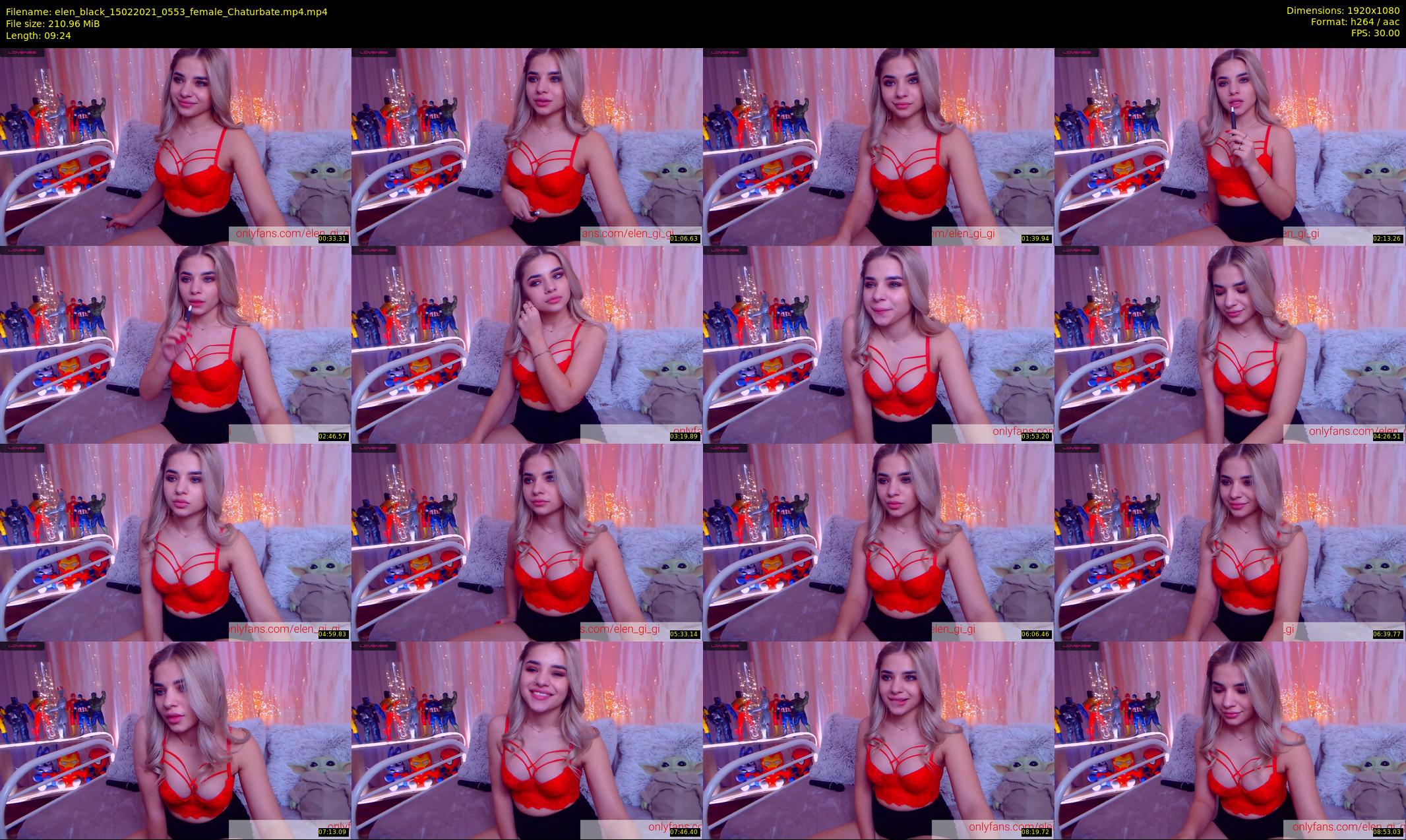 elen_black — 10 minute Chaturbate female cam show recording, 1080p, Feb 15, 2021