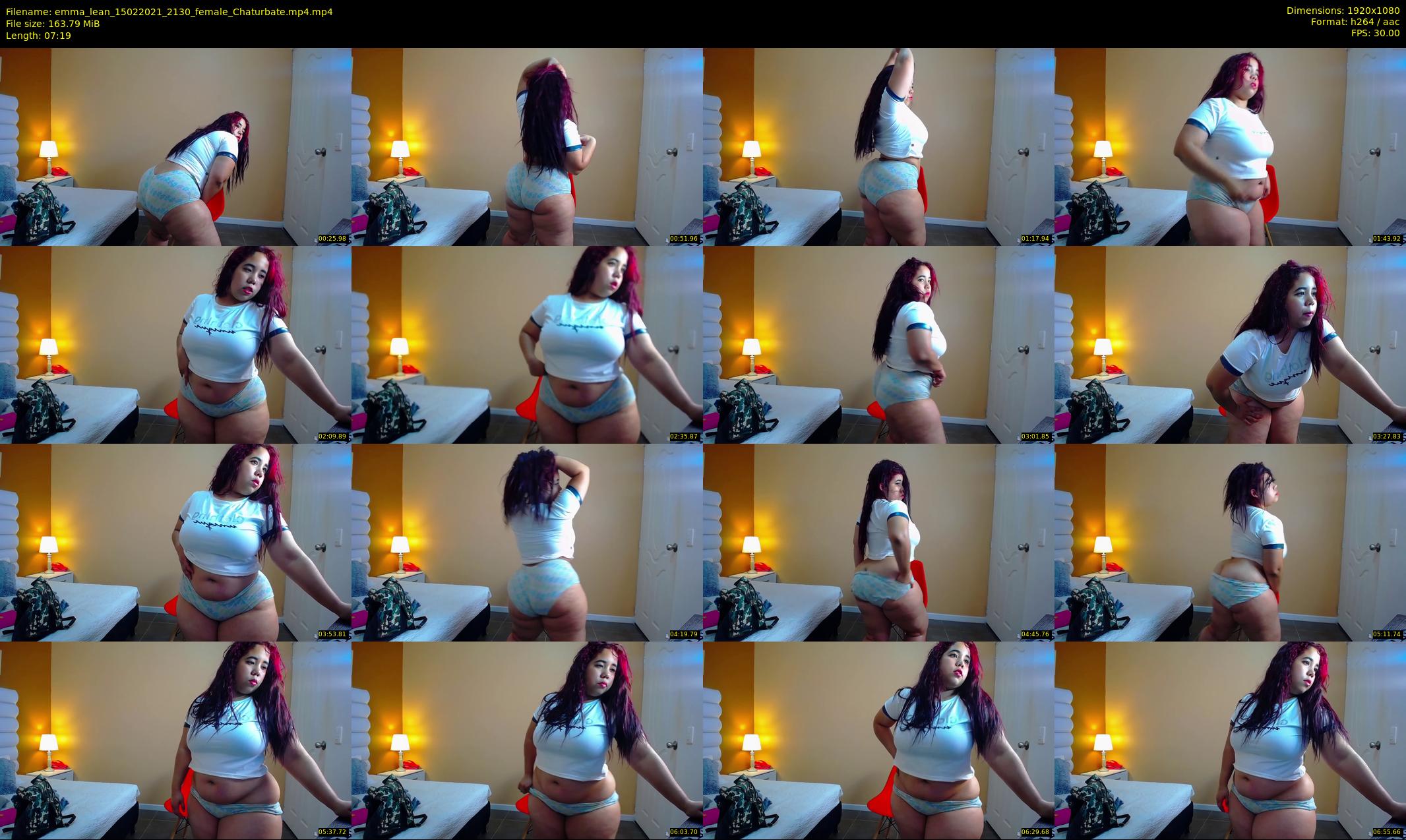 emma_lean — 8 minute Chaturbate female cam show recording, 1080p, Feb 15, 2021