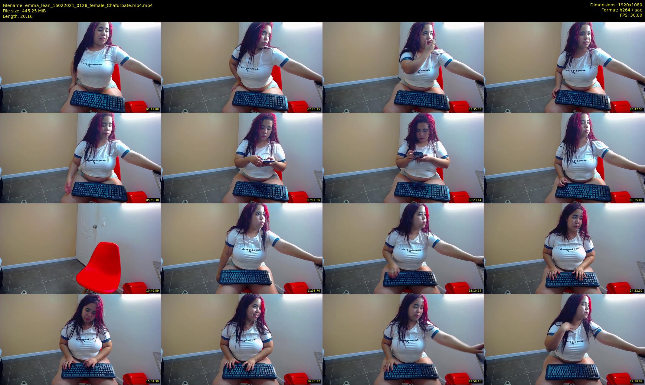 emma_lean — 21 minute Chaturbate female cam show recording, 1080p, Feb 16, 2021