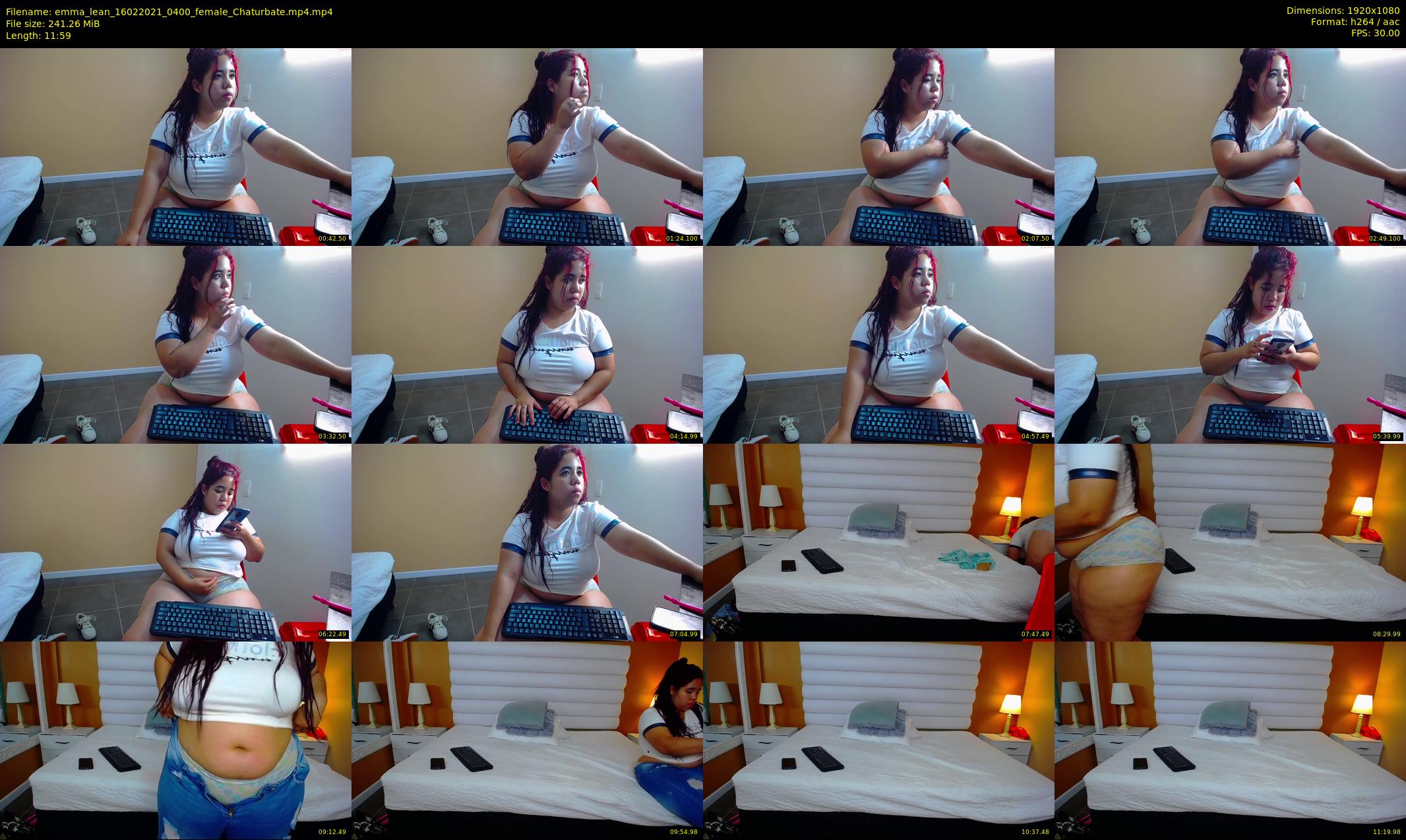 emma_lean — 12 minute Chaturbate female cam show recording, 1080p, Feb 16, 2021