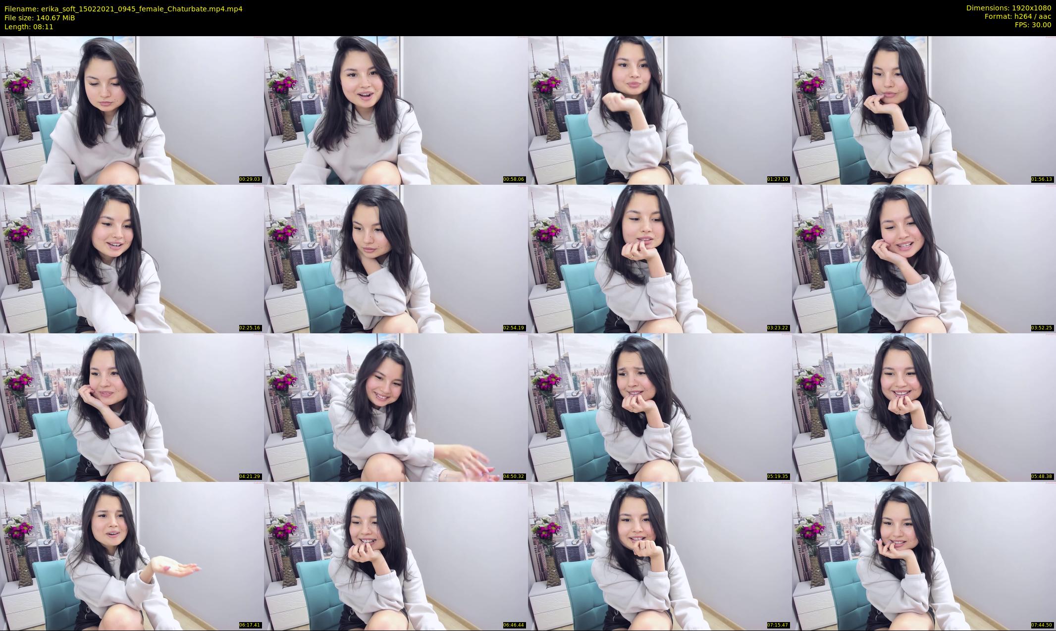 erika_soft — 9 minute Chaturbate female cam show recording, 1080p, Feb 15, 2021