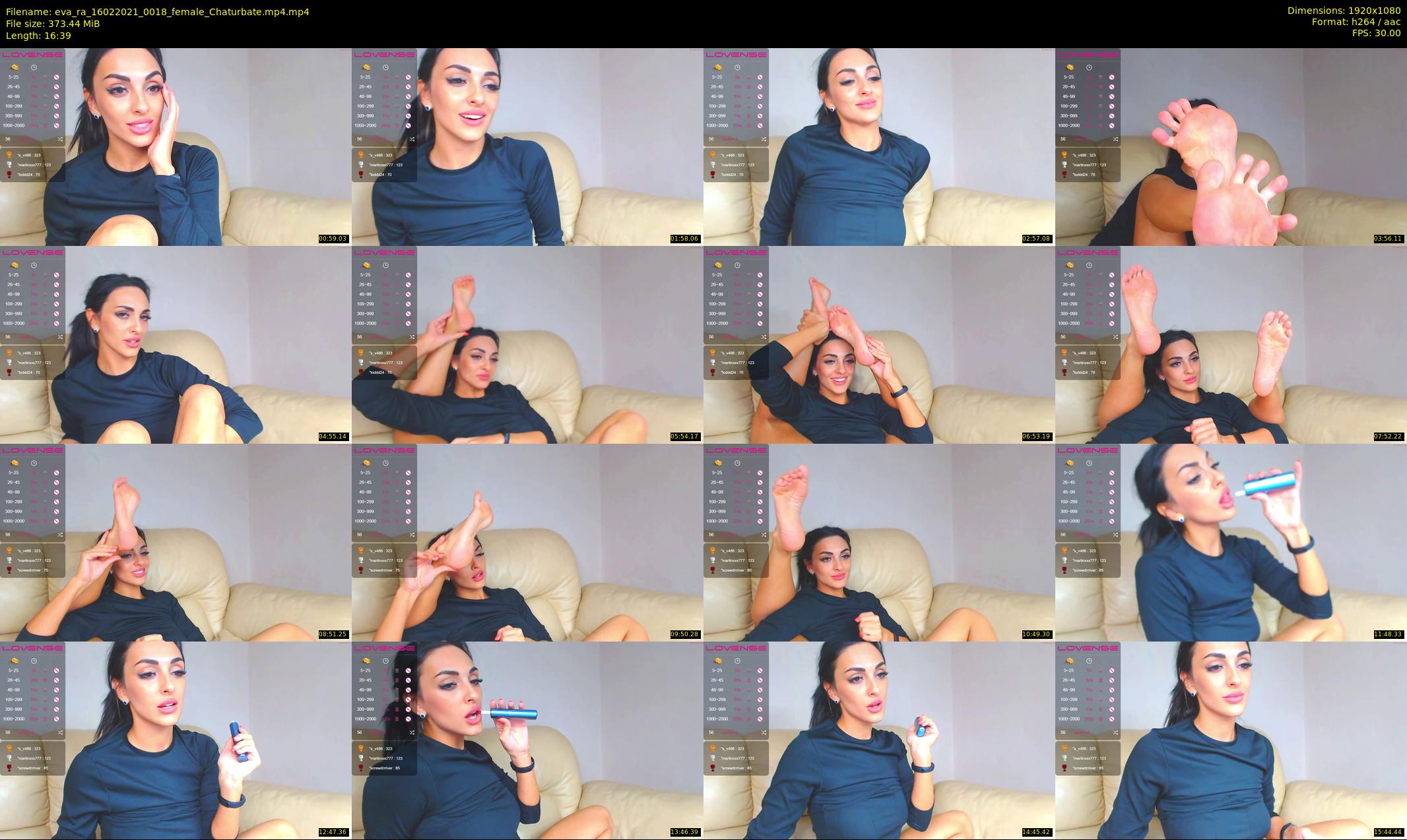 eva_ra — 17 minute Chaturbate female cam show recording, 1080p, Feb 16, 2021