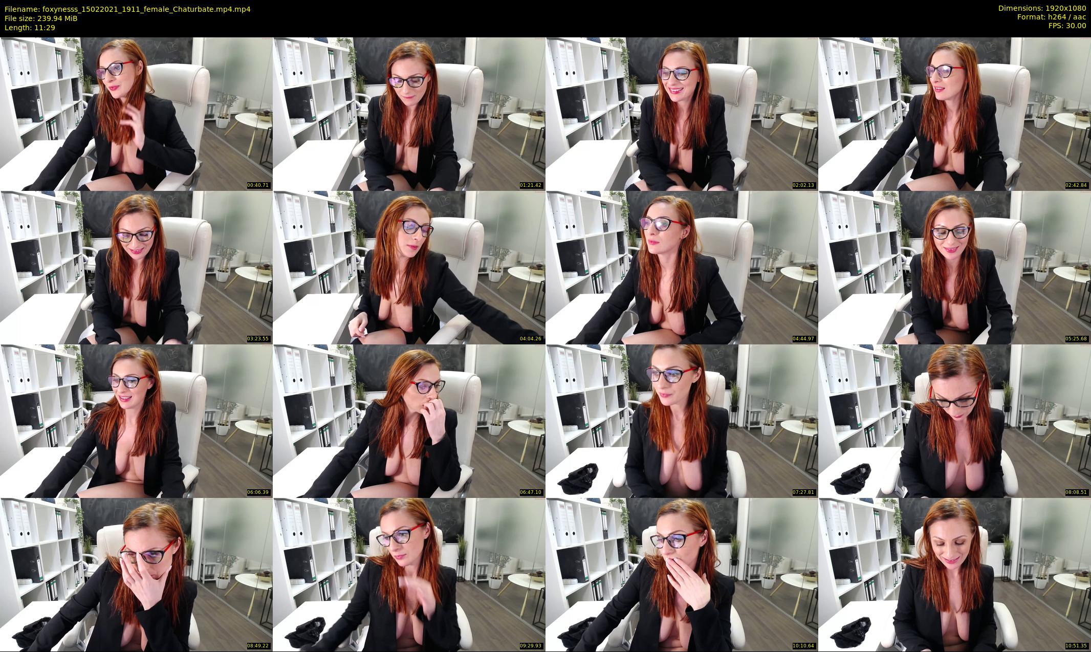 foxynesss — 12 minute Chaturbate female cam show recording, 1080p, Feb 15, 2021