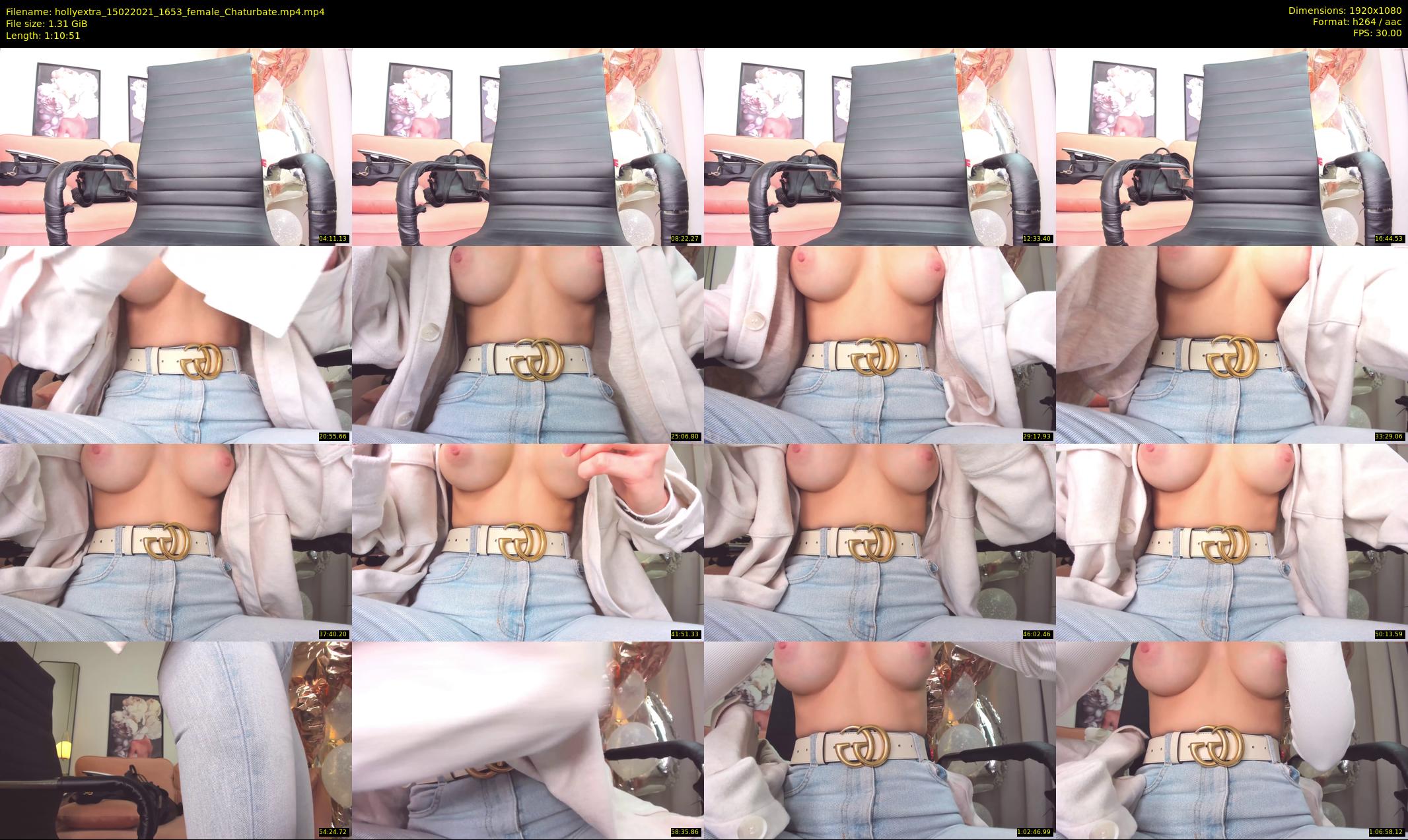 hollyextra — 71 minute Chaturbate female cam show recording, 1080p, Feb 15, 2021